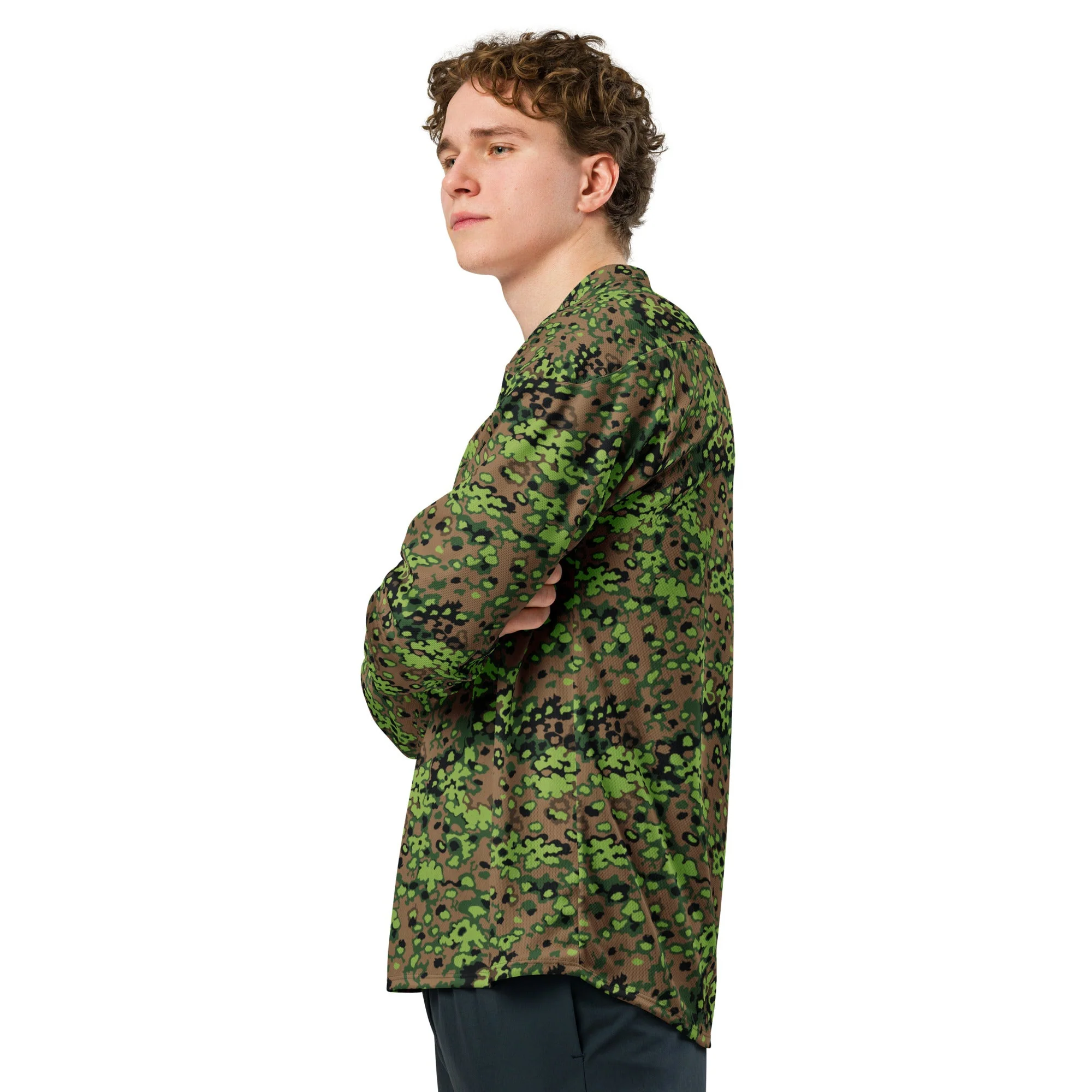 German Oak Leaf Eichenlaubmuster Spring CAMO Unisex Hockey Fan Jersey