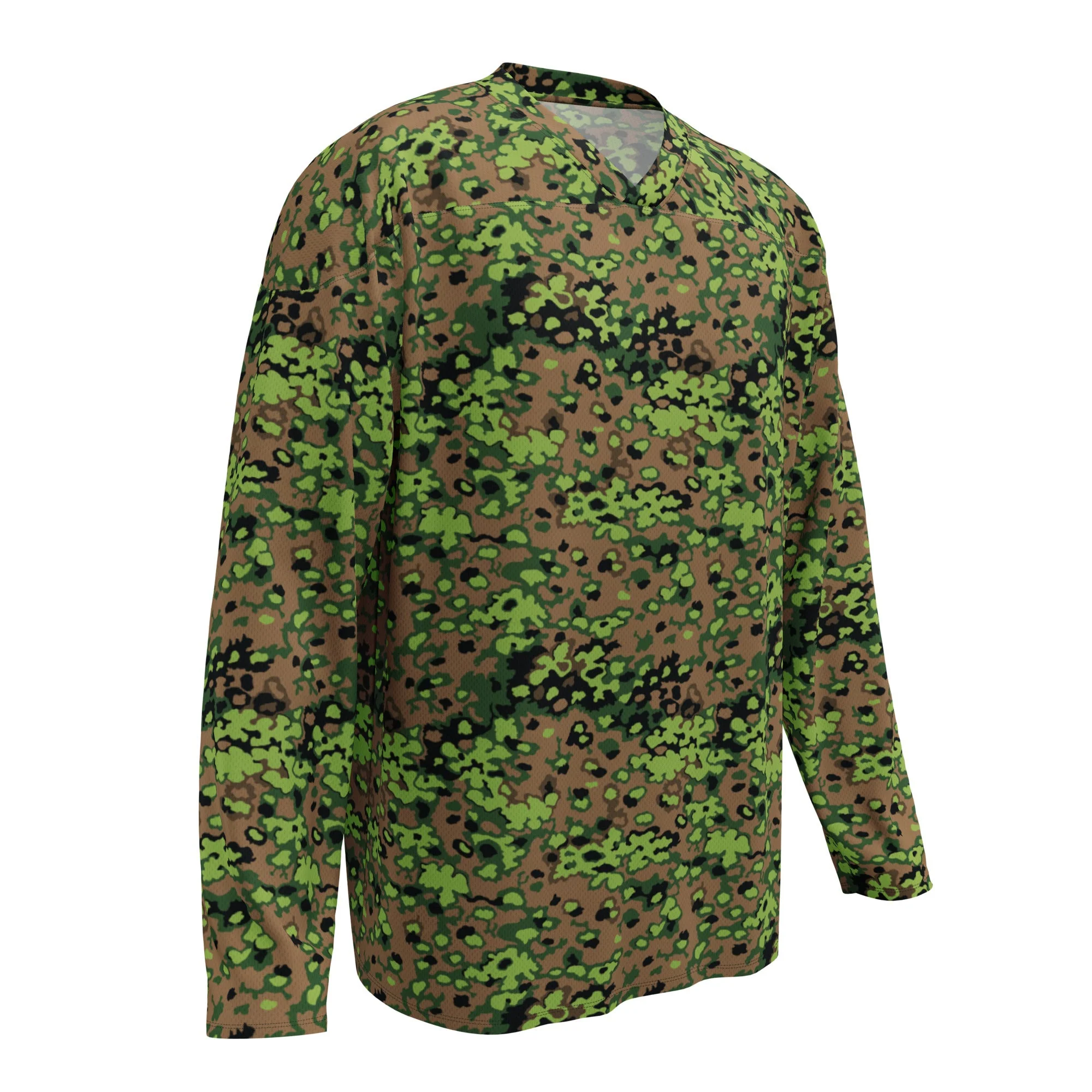 German Oak Leaf Eichenlaubmuster Spring CAMO Unisex Hockey Fan Jersey - Image 10