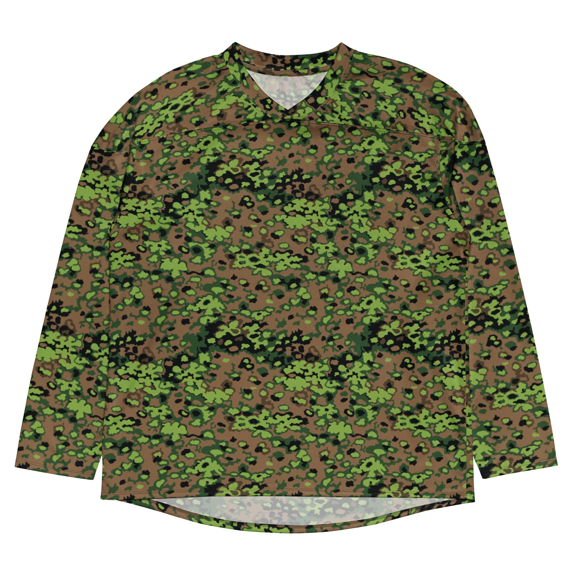 German Oak Leaf Eichenlaubmuster Spring CAMO Unisex Hockey Fan Jersey - Image 12