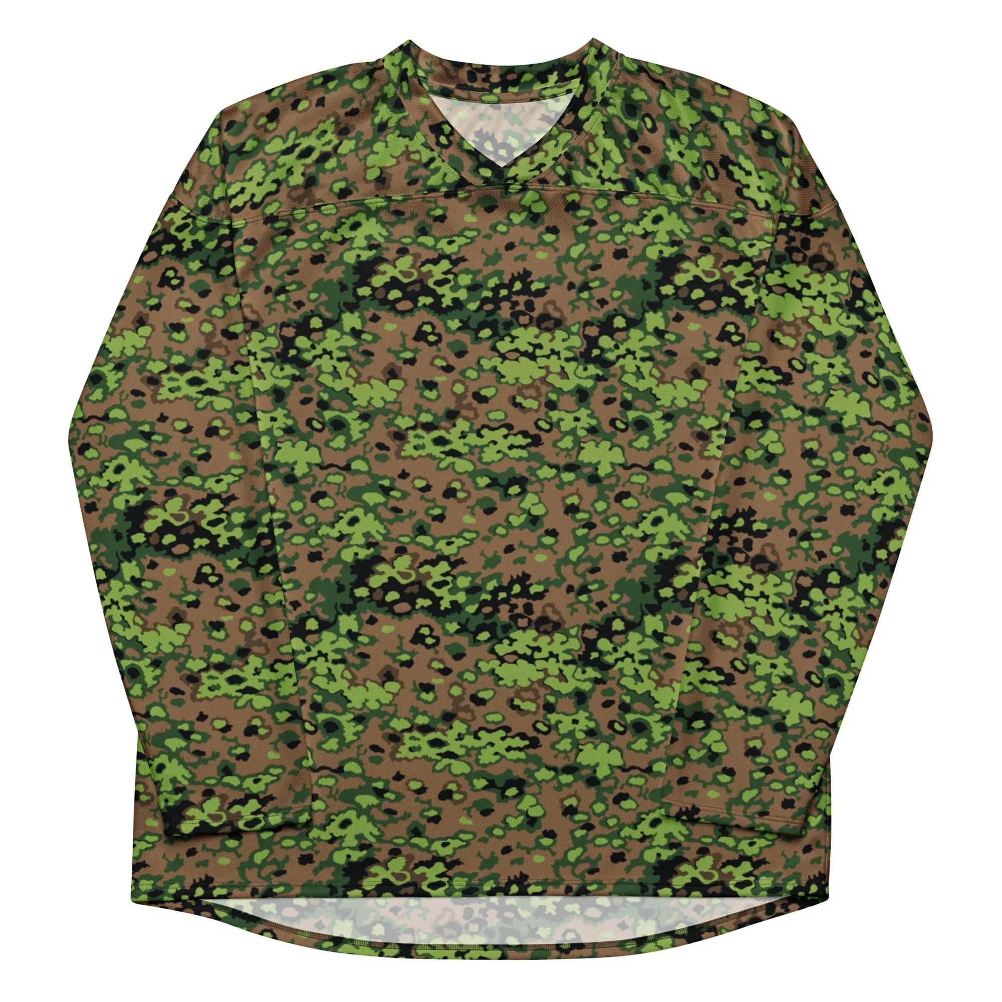 German Oak Leaf Eichenlaubmuster Spring CAMO Unisex Hockey Fan Jersey - Image 9