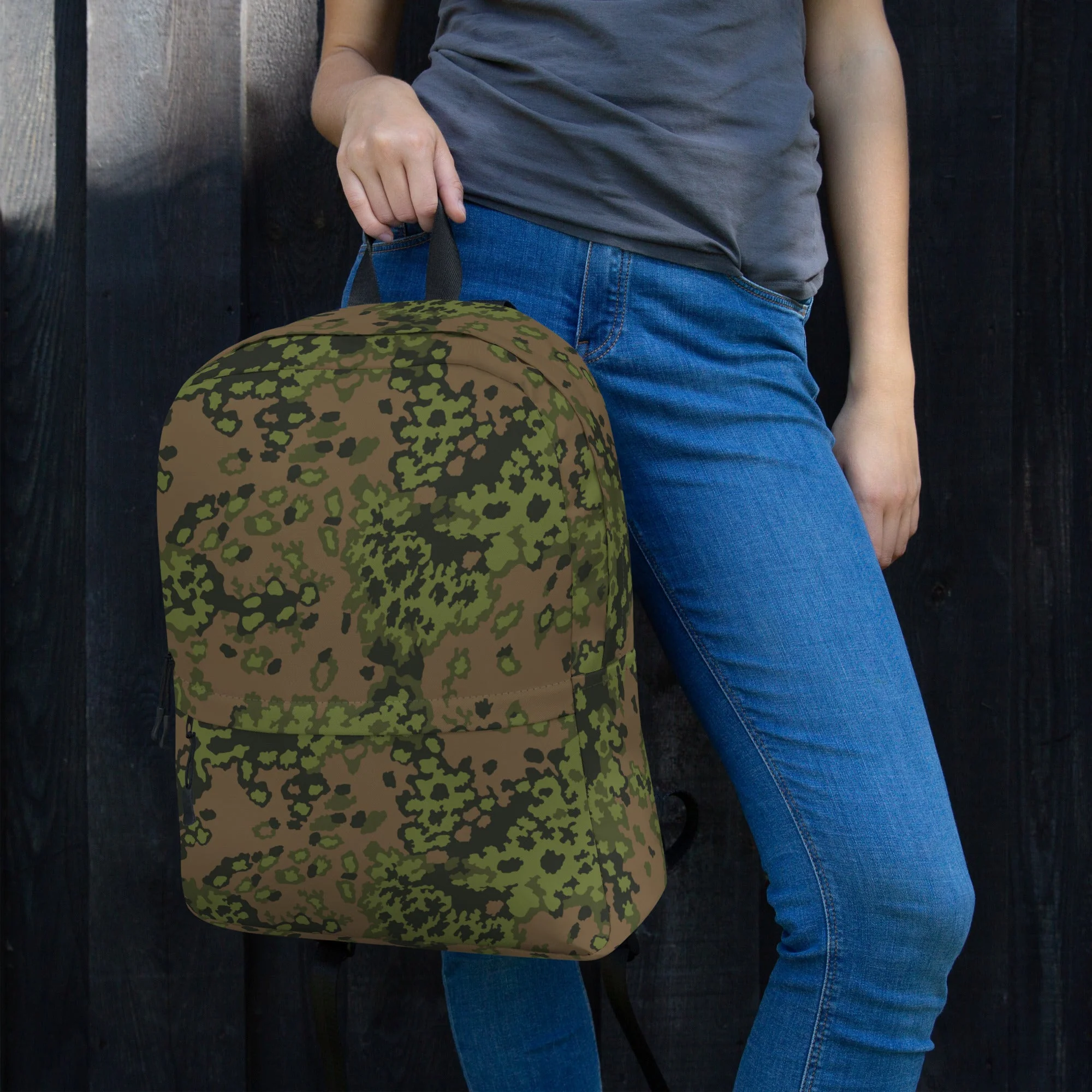German Oak Leaf Eichenlaubmuster Summer CAMO Backpack - Image 4