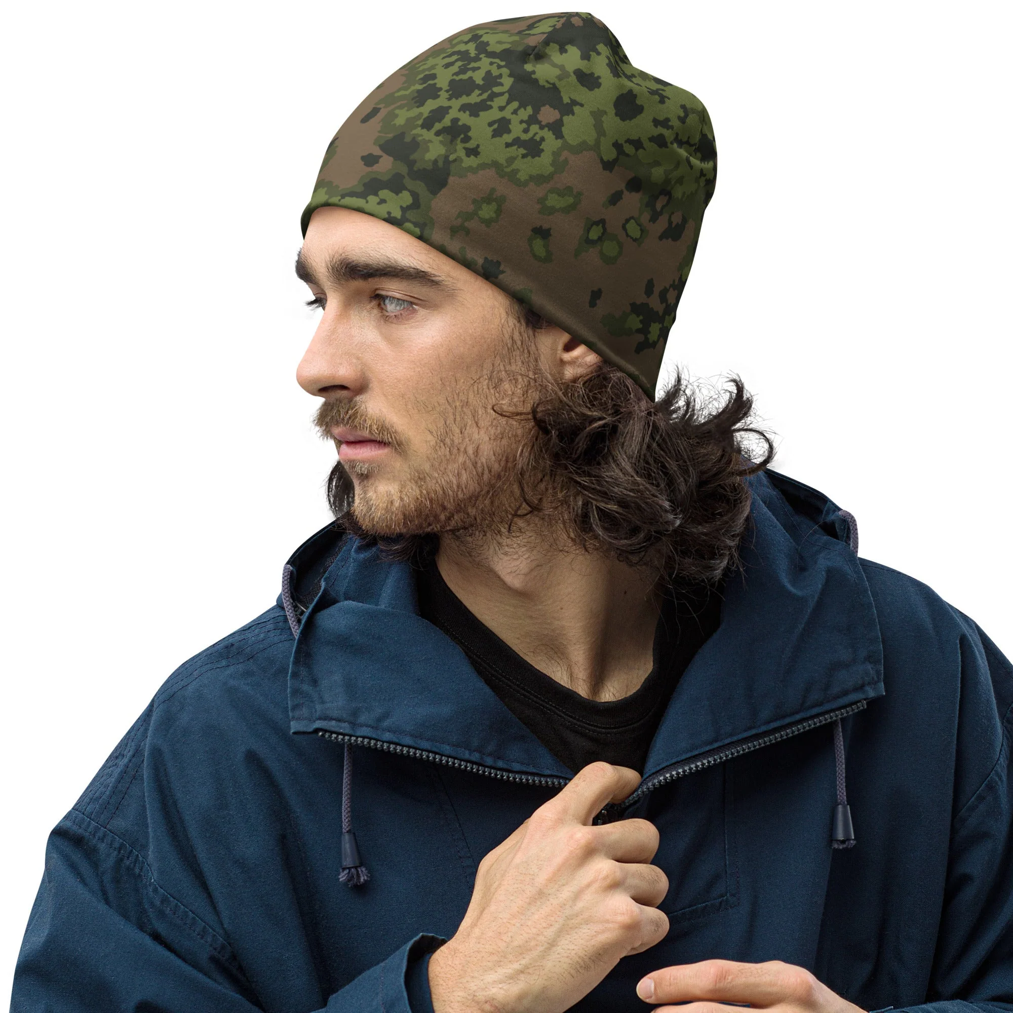 German Oak Leaf Eichenlaubmuster Summer CAMO Beanie