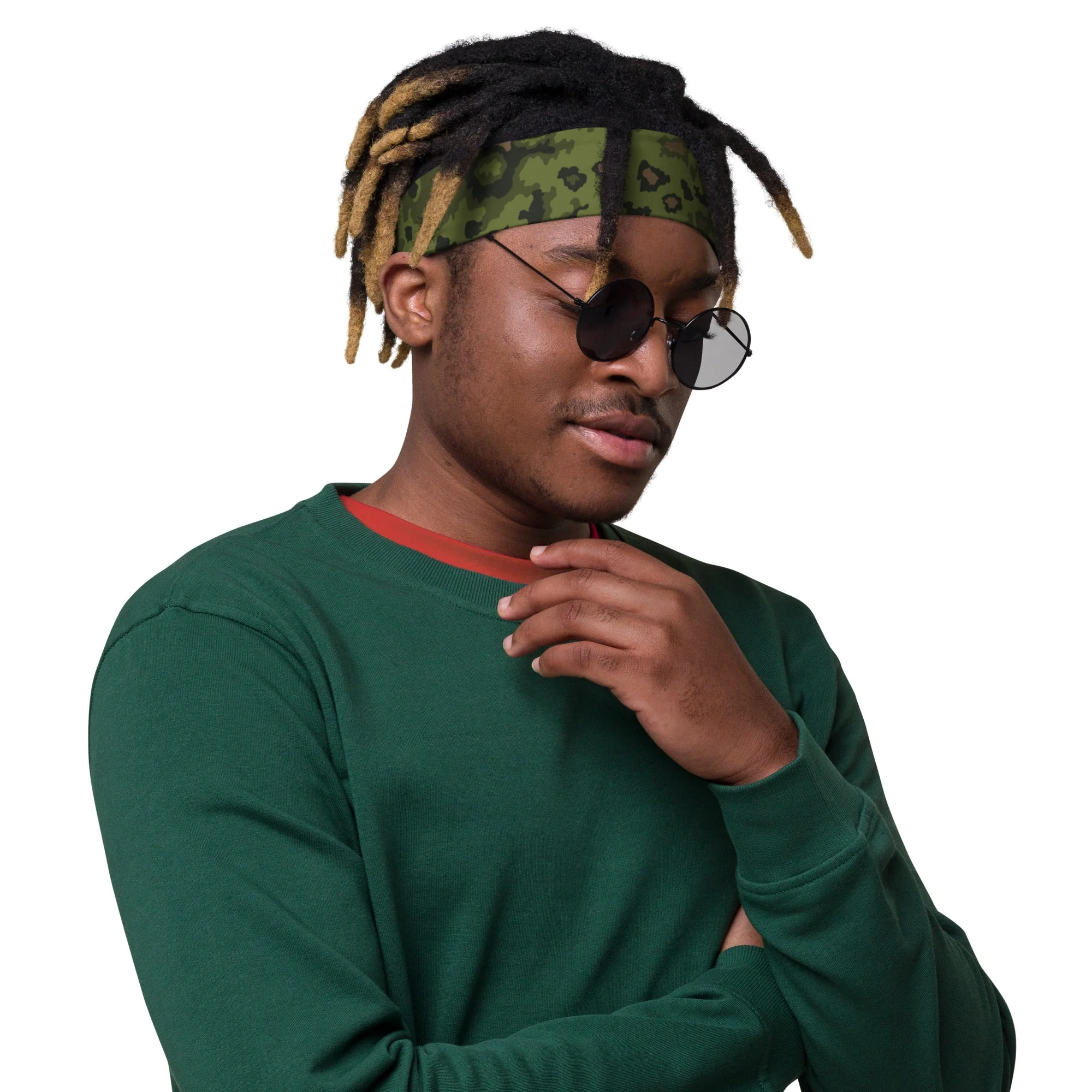 German Oak Leaf Eichenlaubmuster Summer CAMO Headband - Image 7