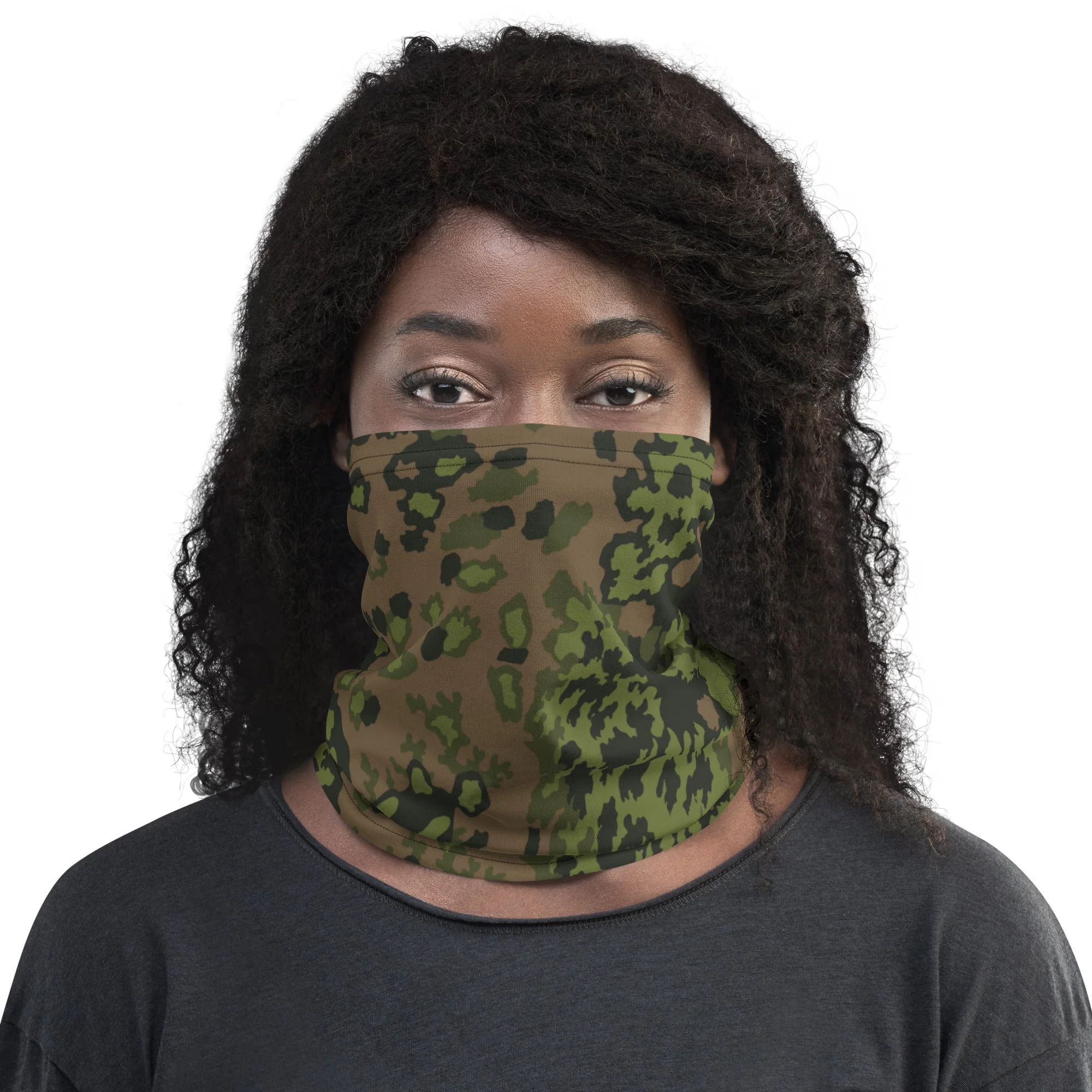 German Oak Leaf Eichenlaubmuster Summer CAMO Neck Gaiter - Image 12