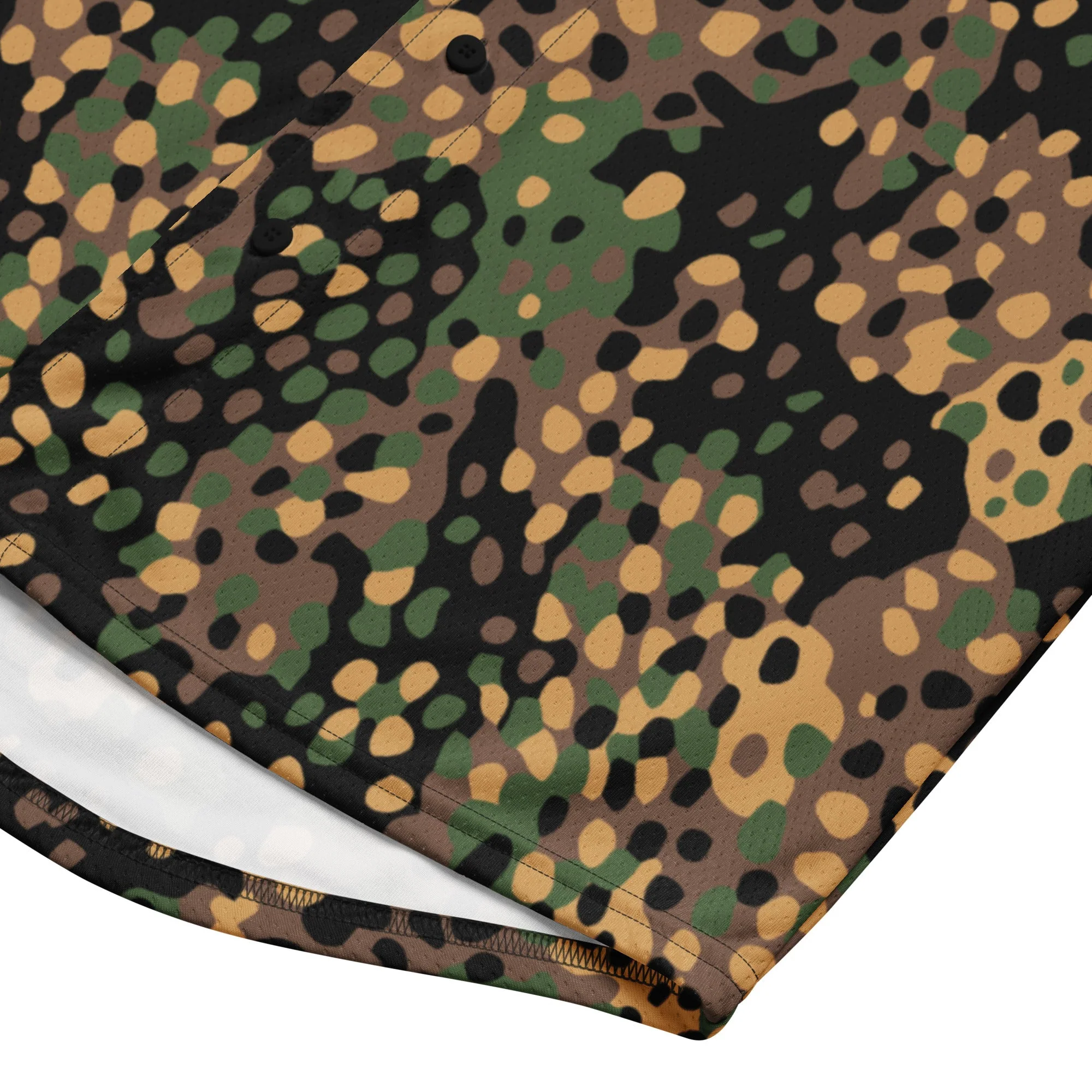 German Pea Dot Erbsenmuster CAMO Unisex Baseball Jersey - Image 10