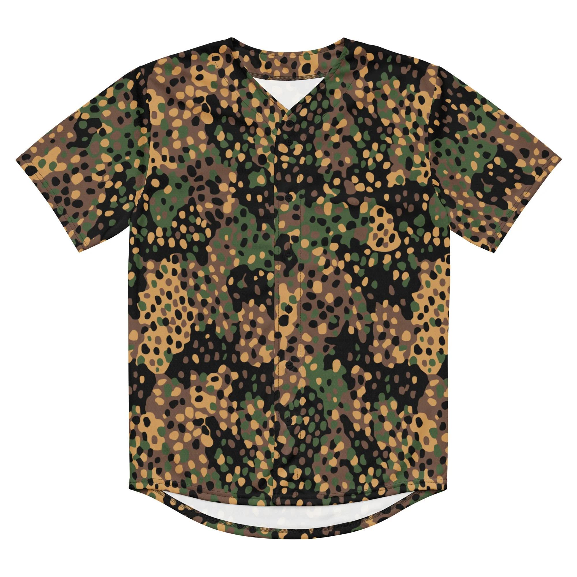 German Pea Dot Erbsenmuster CAMO Unisex Baseball Jersey - Image 15