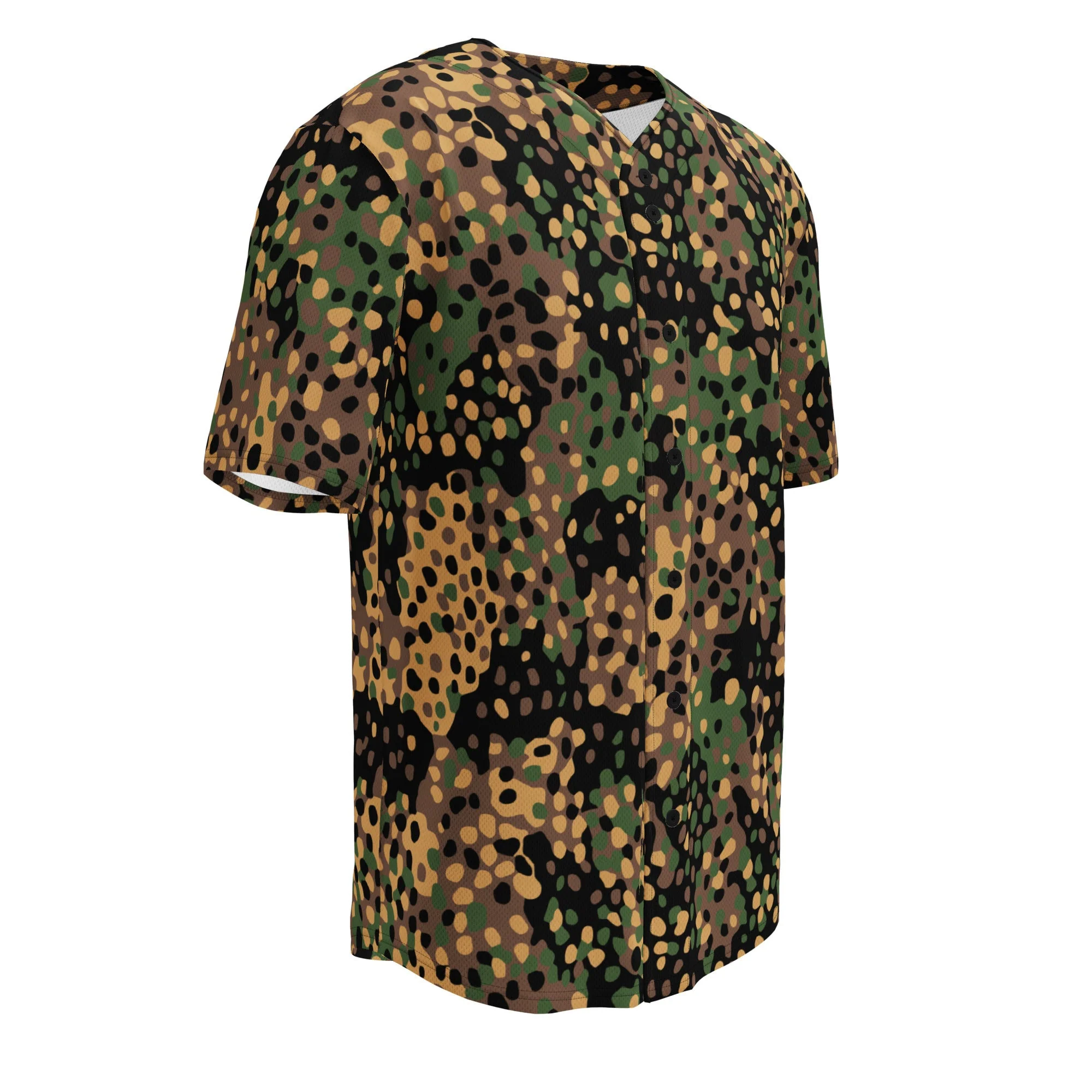 German Pea Dot Erbsenmuster CAMO Unisex Baseball Jersey - Image 7