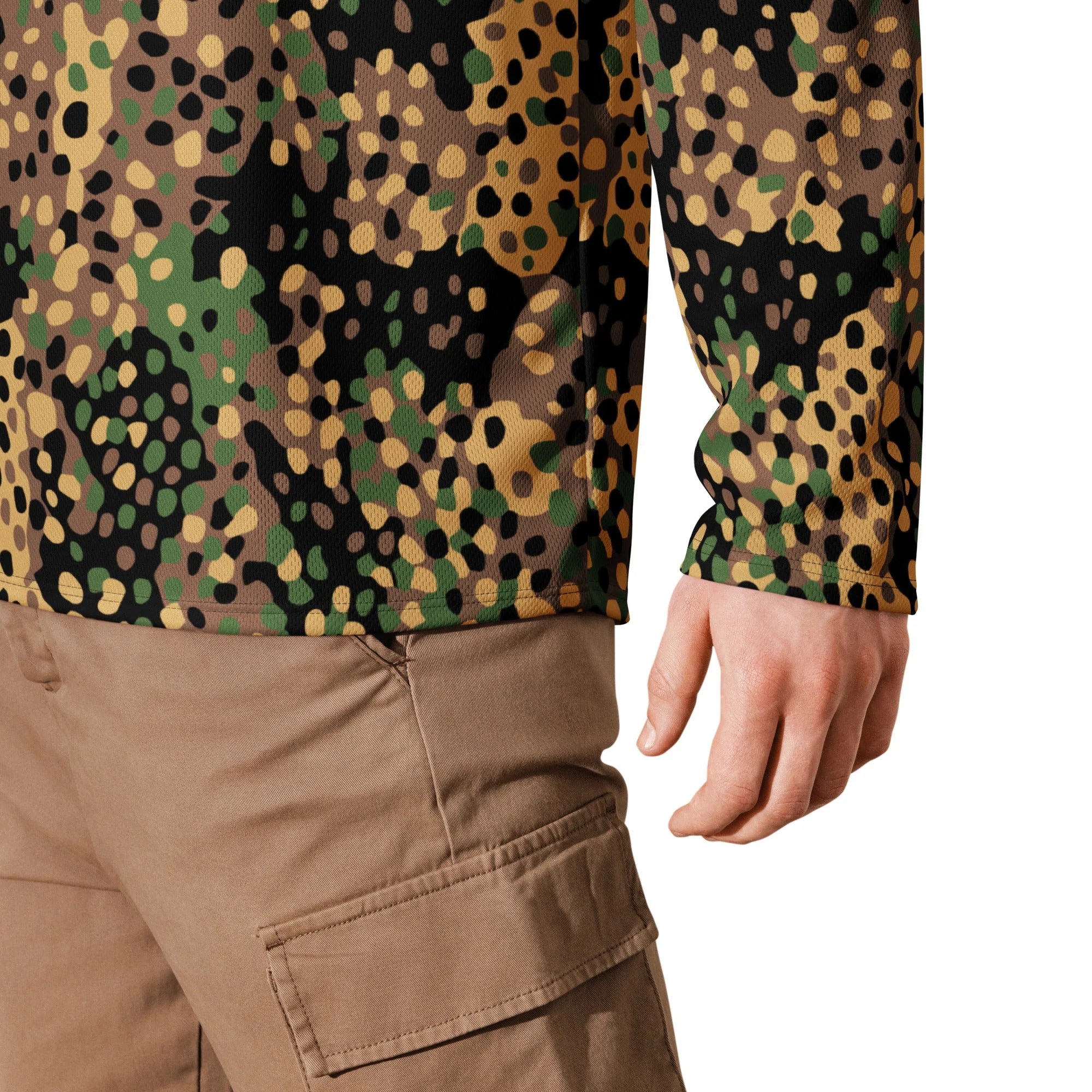 German Pea Dot Erbsenmuster CAMO Unisex Hockey Fan Jersey - Image 4