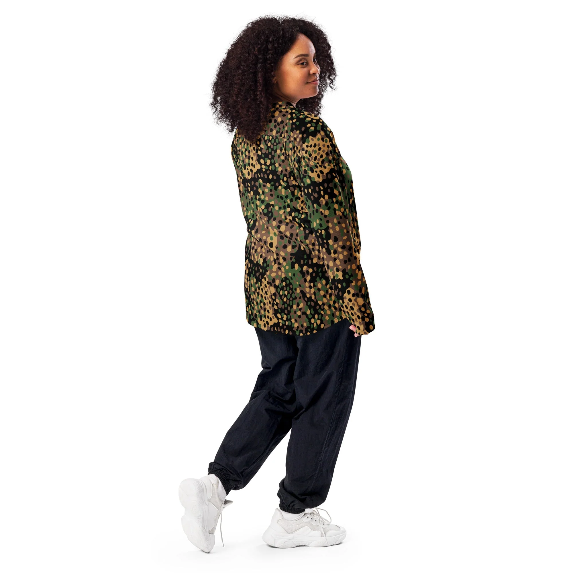 German Pea Dot Erbsenmuster CAMO Unisex Hockey Fan Jersey - Image 8