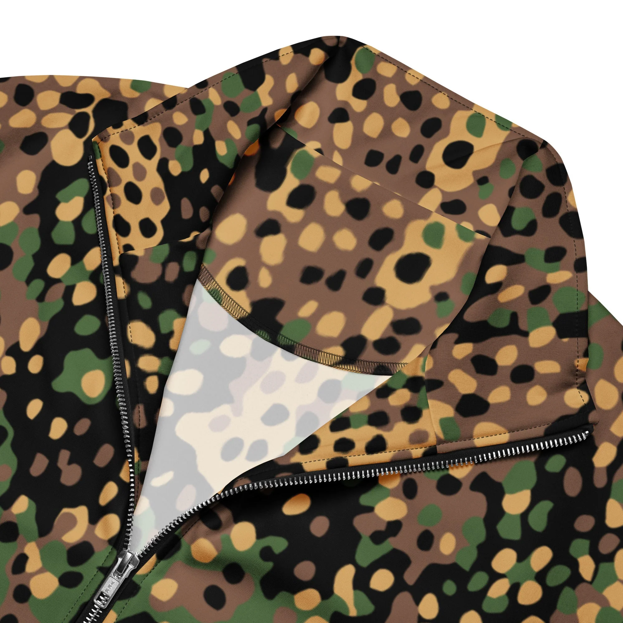 German Pea Dot Erbsenmuster CAMO Unisex Track Jacket - Image 5