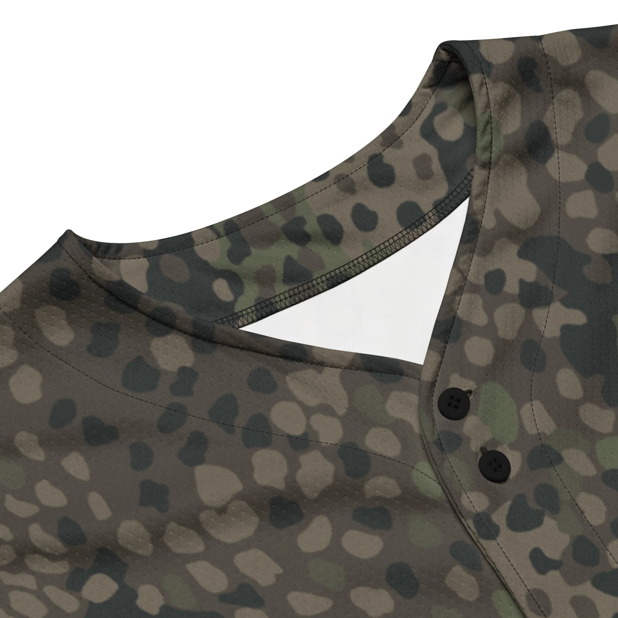German Pea Dot Erbsenmuster Pattern 44 CAMO Unisex Baseball Jersey - Image 15