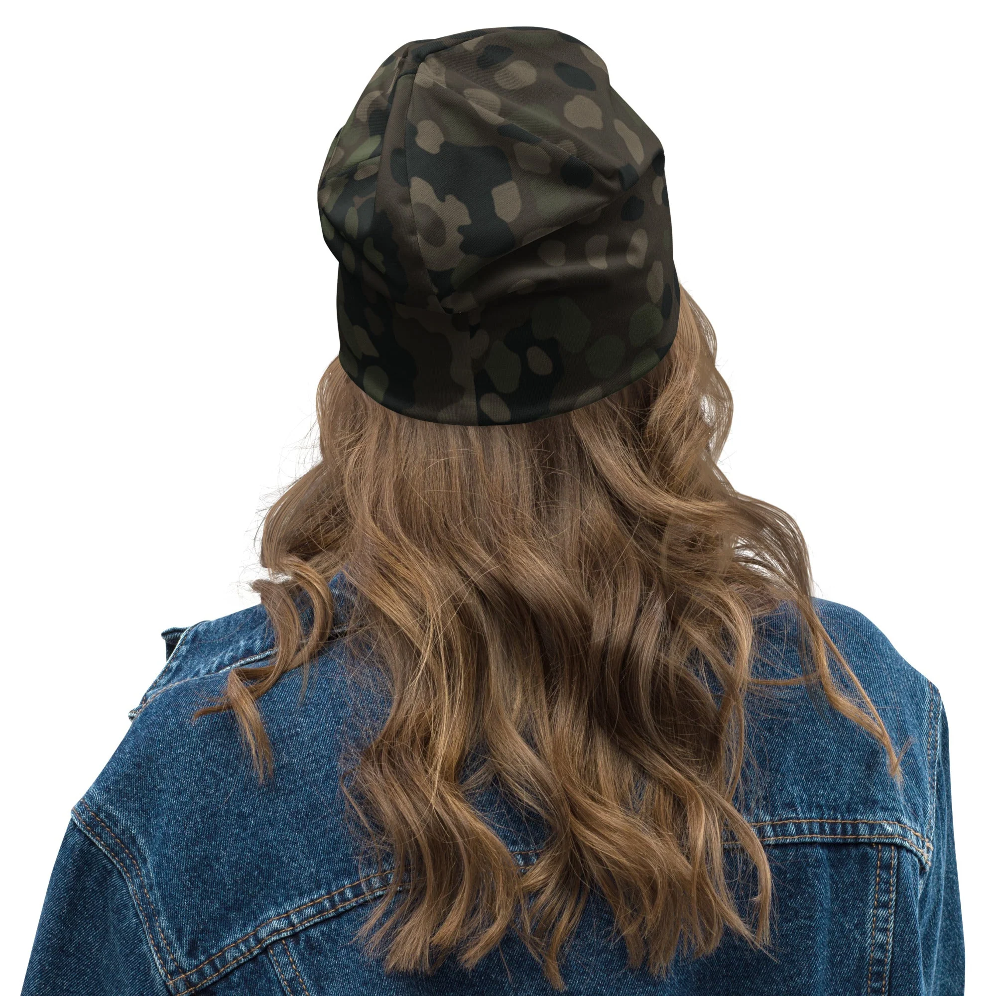 German Pea Dot Erbsenmuster Pattern 44 CAMO Beanie - Image 7