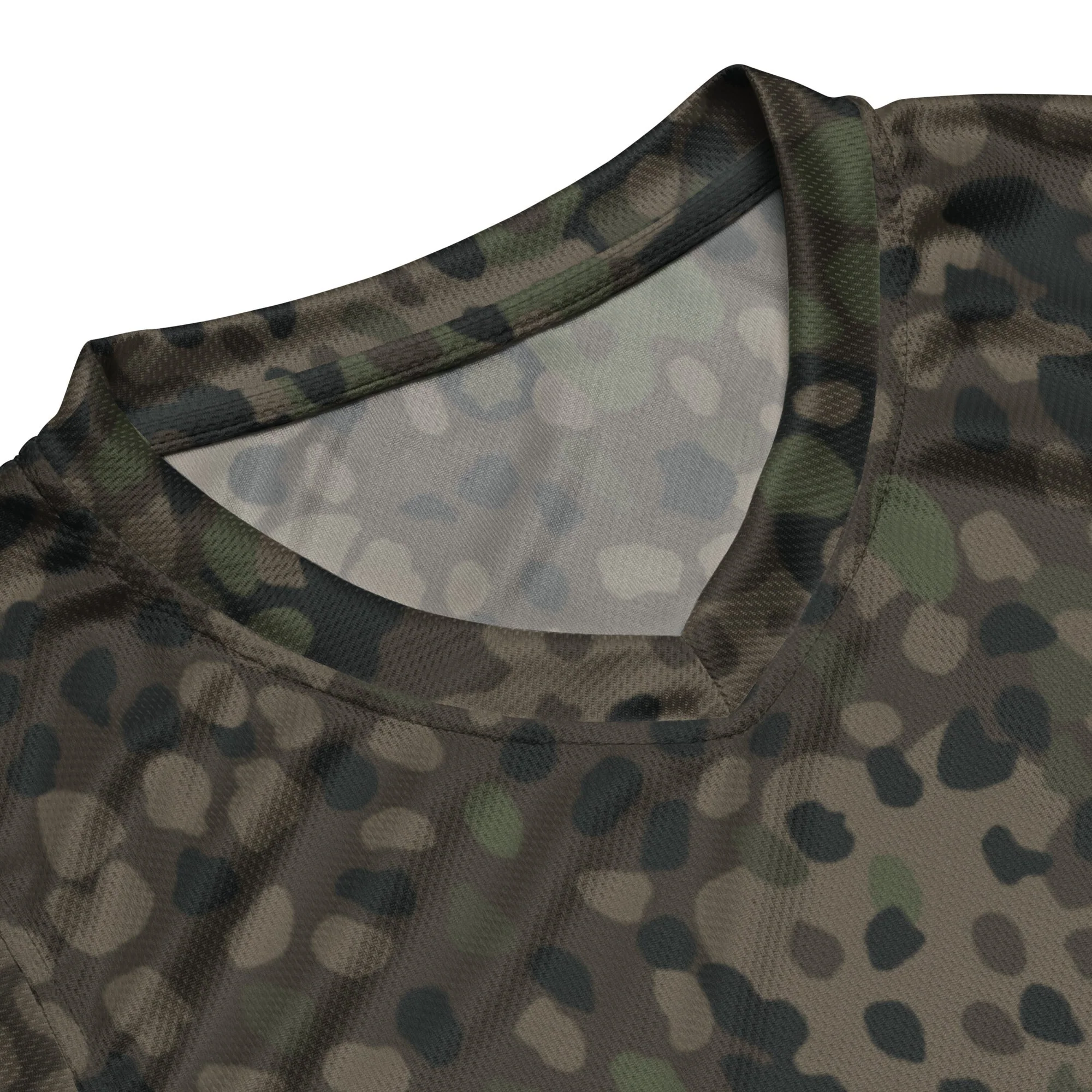 German Pea Dot Erbsenmuster Pattern 44 CAMO Unisex Basketball Jersey - Image 4