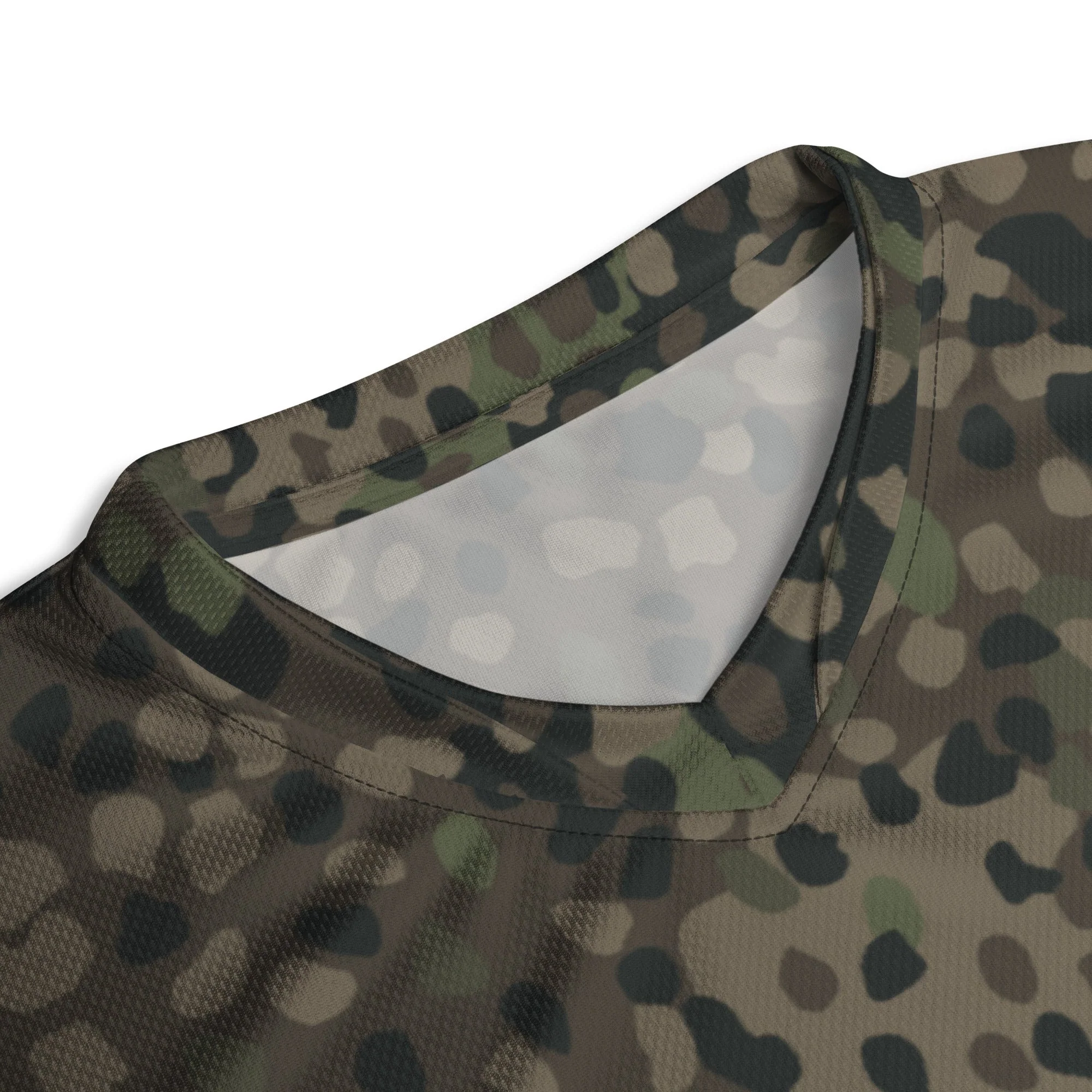 German Pea Dot Erbsenmuster Pattern 44 CAMO Unisex Sports Jersey - Image 10