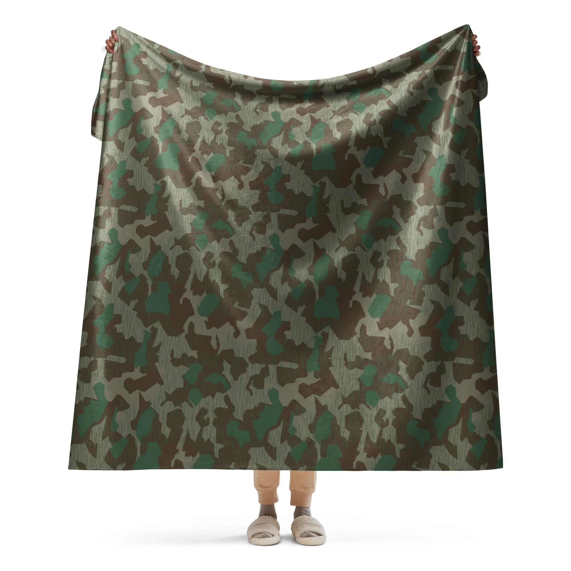 German Splittermuster 41 Luftwaffen CAMO Sherpa Blanket