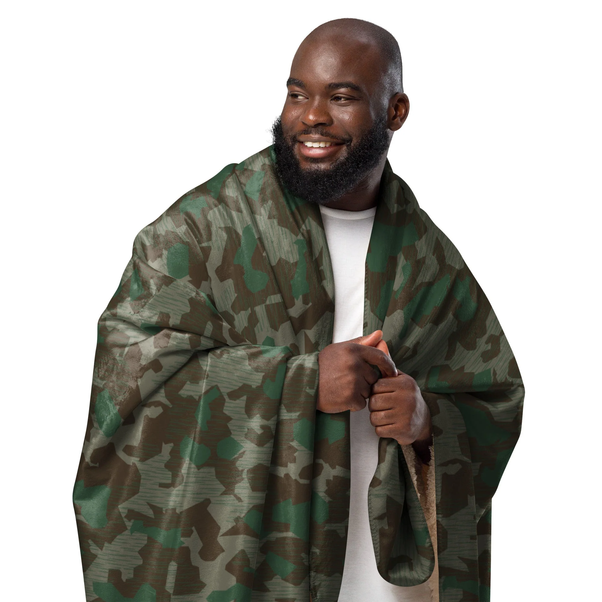 German Splittermuster 41 Luftwaffen CAMO Sherpa Blanket - Image 4