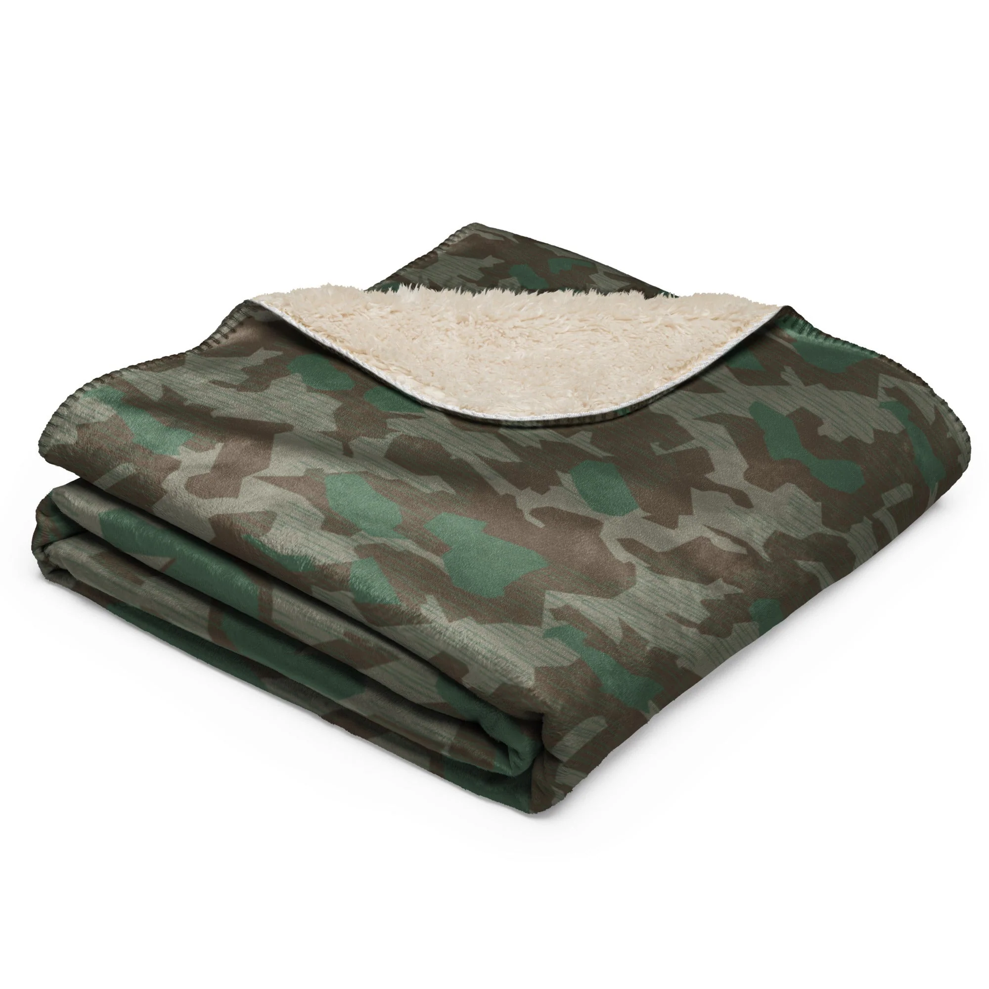 German Splittermuster 41 Luftwaffen CAMO Sherpa Blanket - Image 6