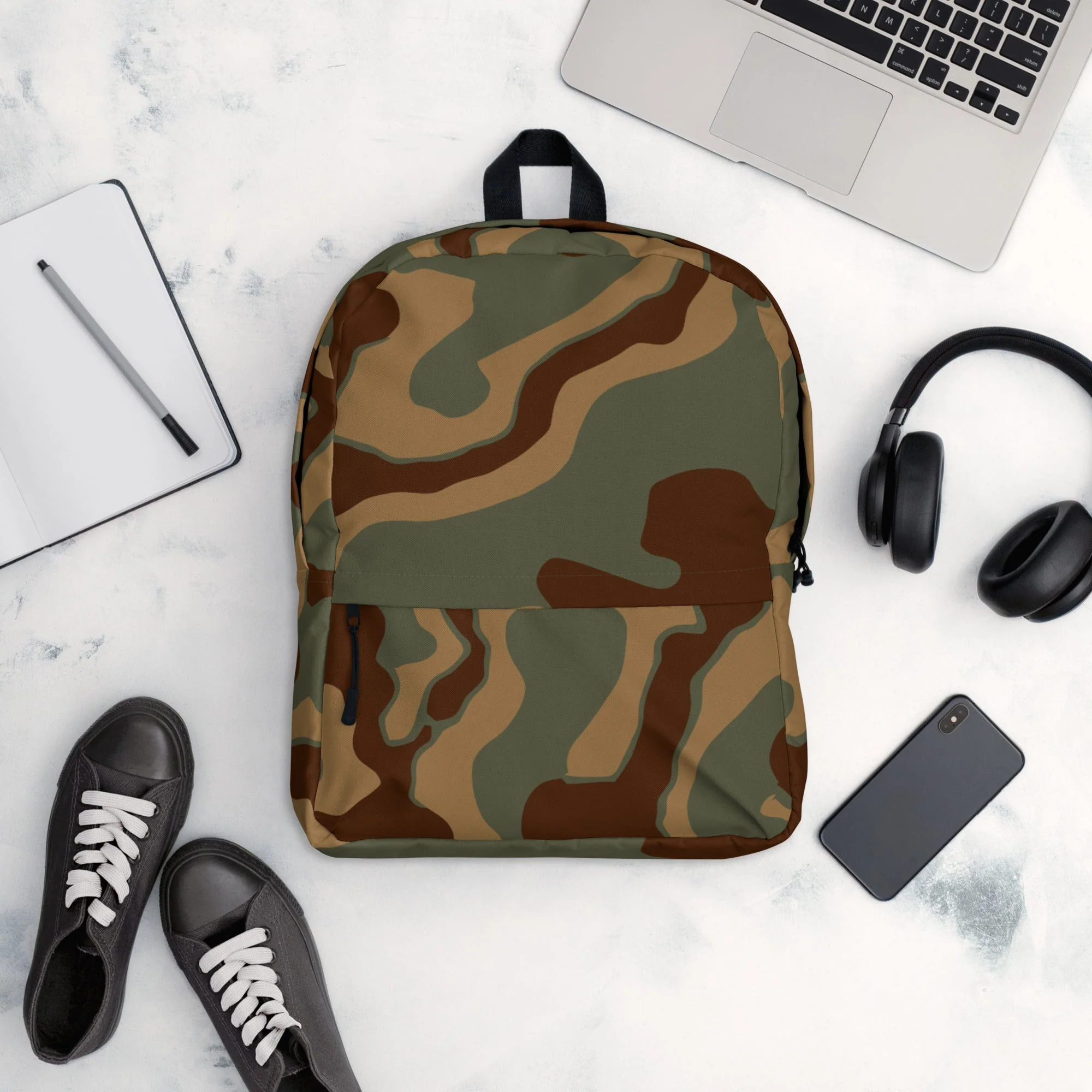 German Ambush Normandy Tank CAMO Backpack - Image 10