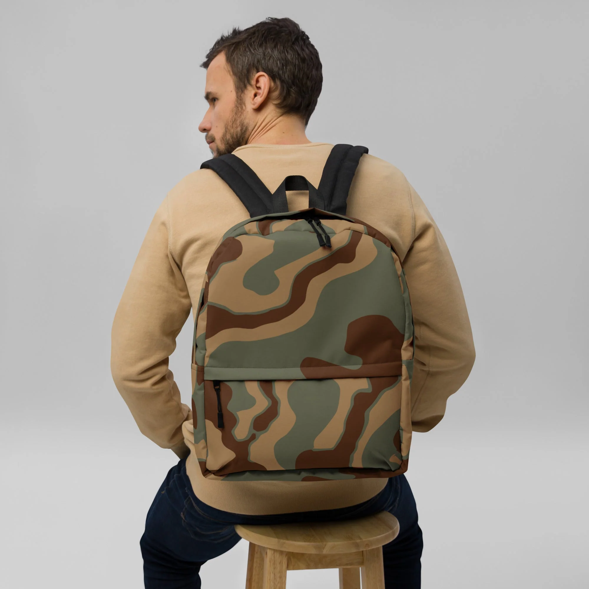 German Ambush Normandy Tank CAMO Backpack - Image 5