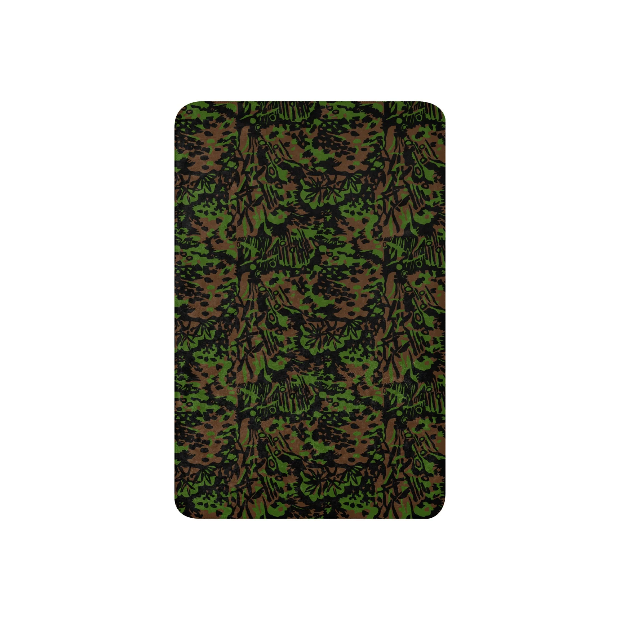 German Palm Tree Palmenmuster Spring CAMO Sherpa Blanket - Image 12