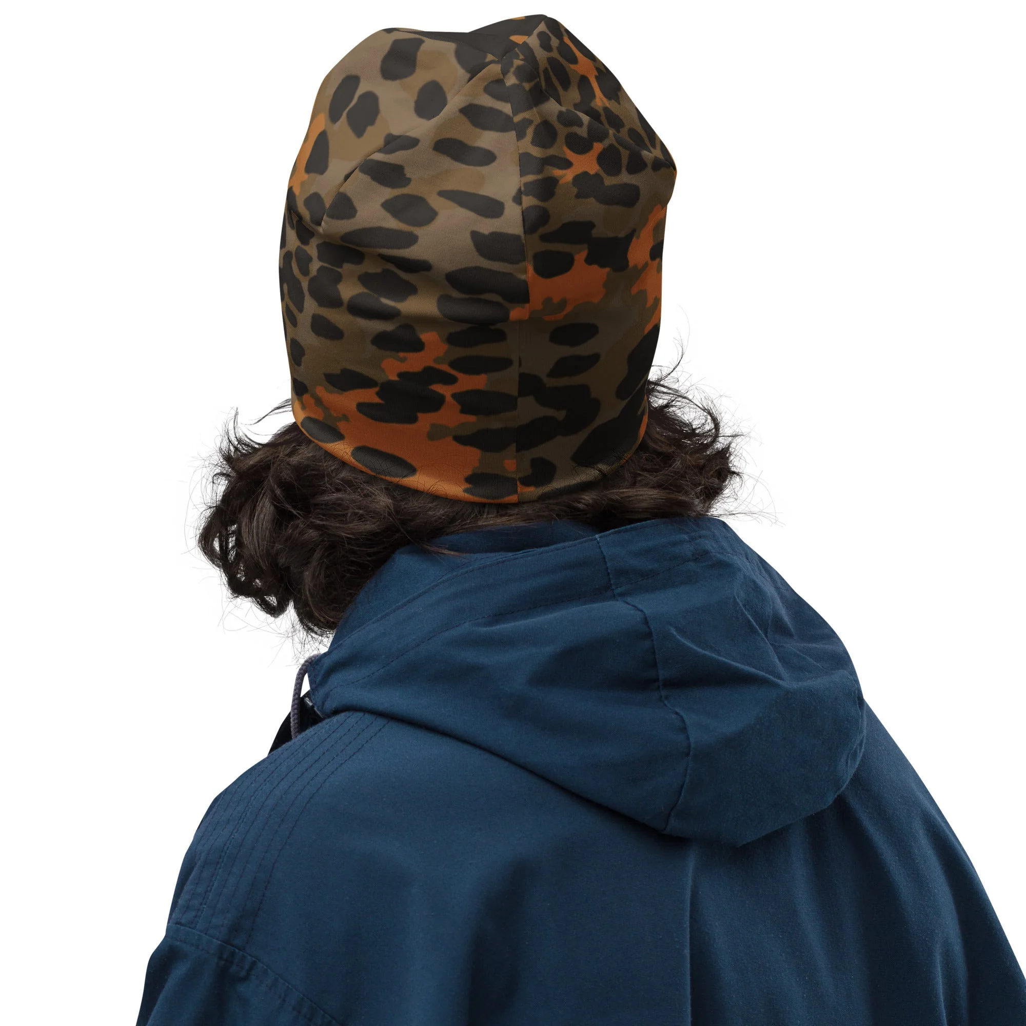German Plane Tree Platanenmuster Autumn CAMO Beanie - Image 4