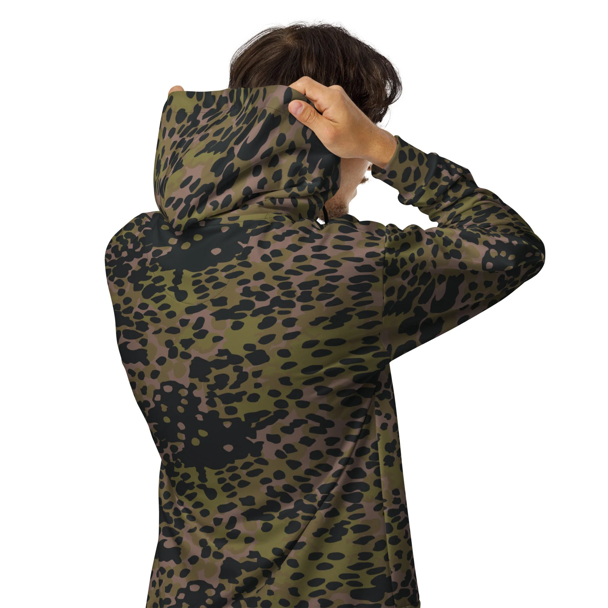 German Plane Tree Platanenmuster Summer CAMO Unisex Zip Hoodie - Image 12