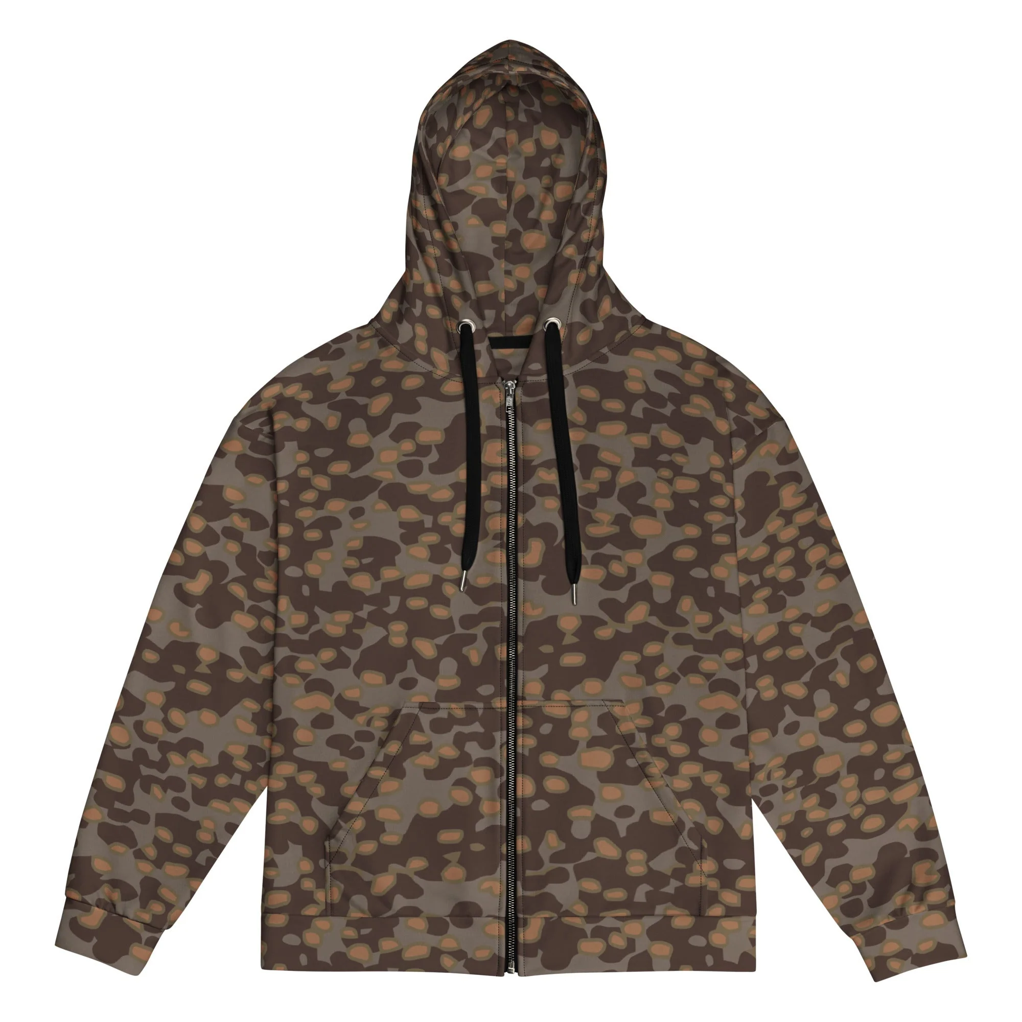 German Polyspot Autumn CAMO Unisex Zip Hoodie