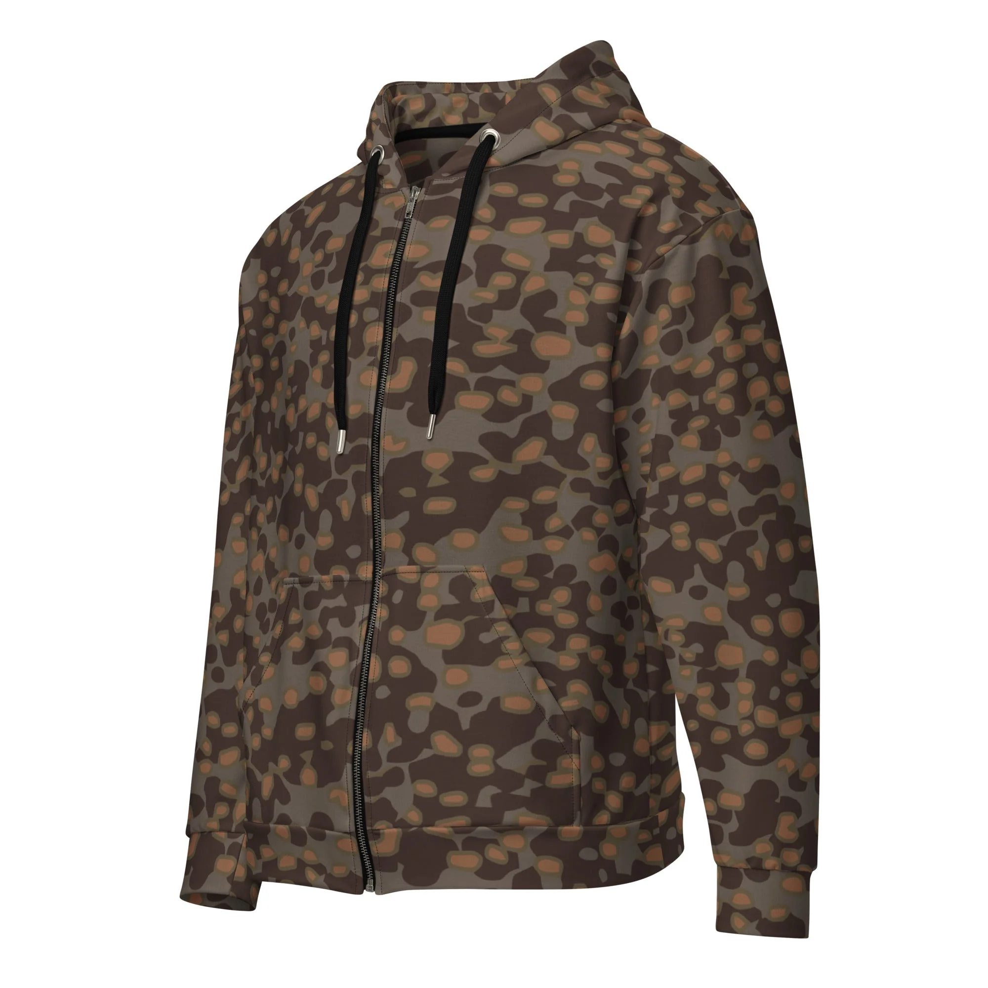 German Polyspot Autumn CAMO Unisex Zip Hoodie - Image 2