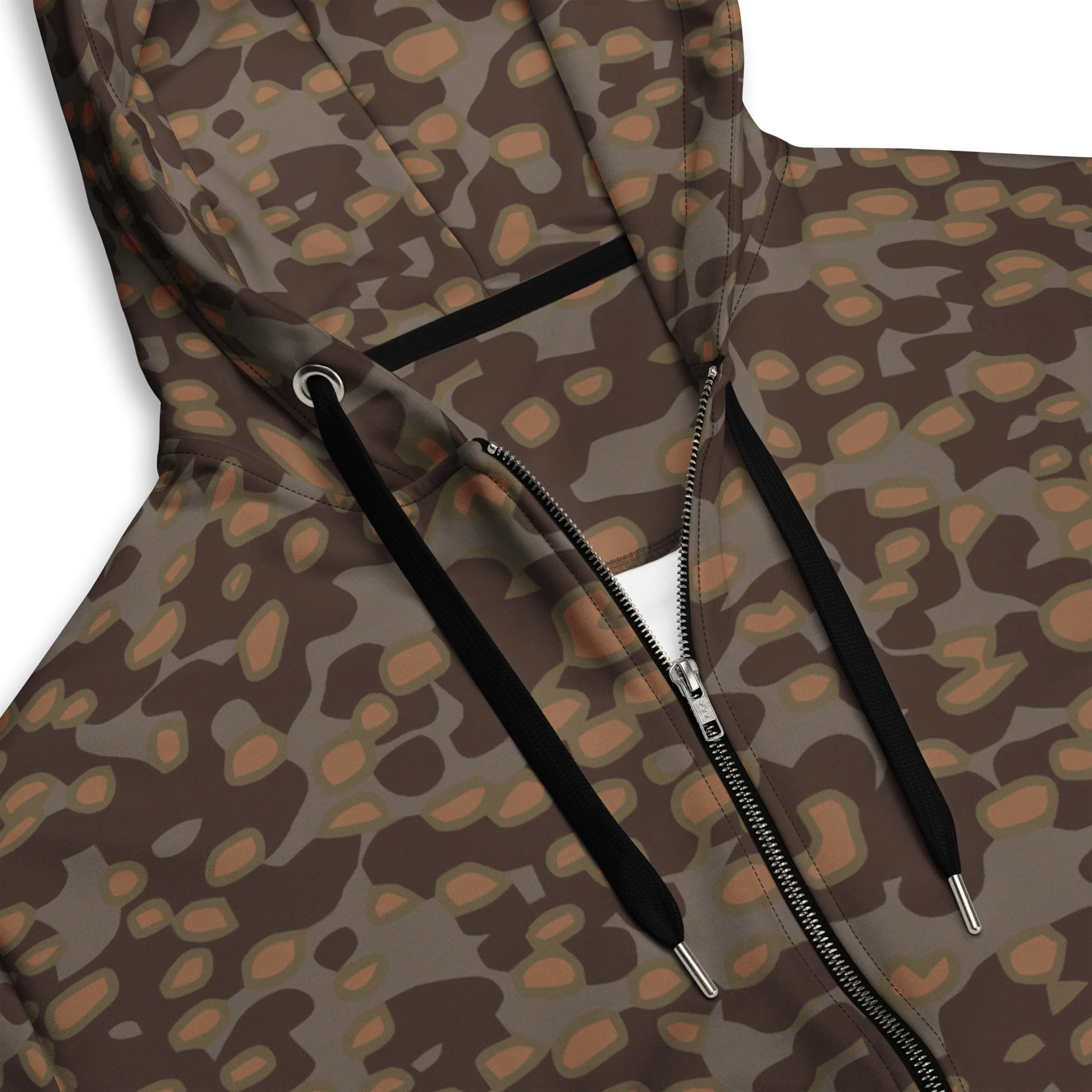 German Polyspot Autumn CAMO Unisex Zip Hoodie - Image 3