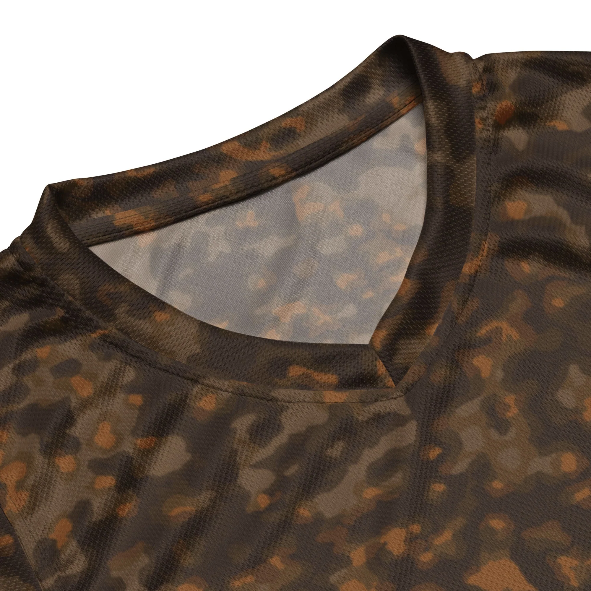 German Rauchtarnmuster Autumn CAMO Unisex Basketball Jersey - Image 4
