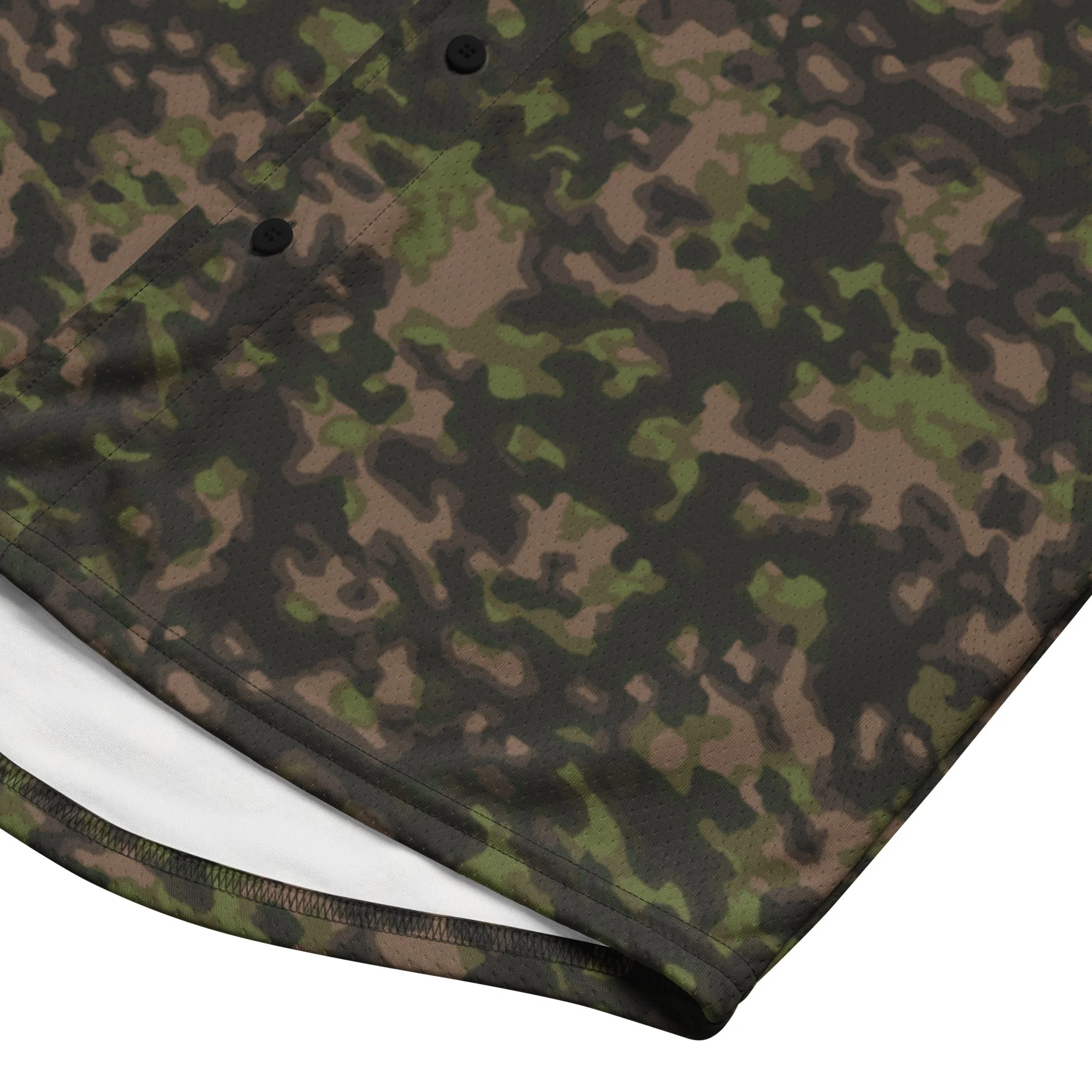 German Rauchtarnmuster Spring CAMO Unisex Baseball Jersey - Image 10