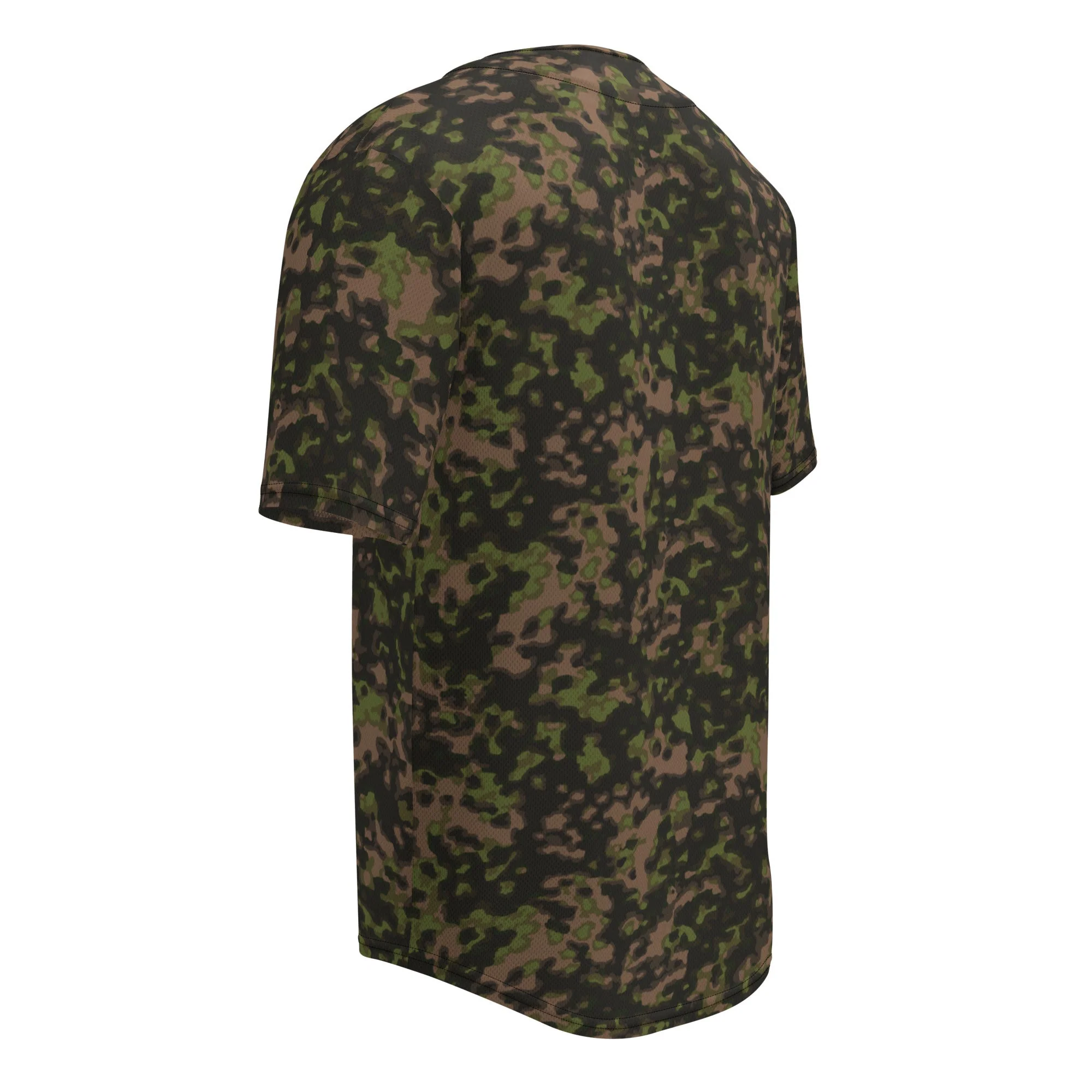 German Rauchtarnmuster Spring CAMO Unisex Baseball Jersey - Image 6
