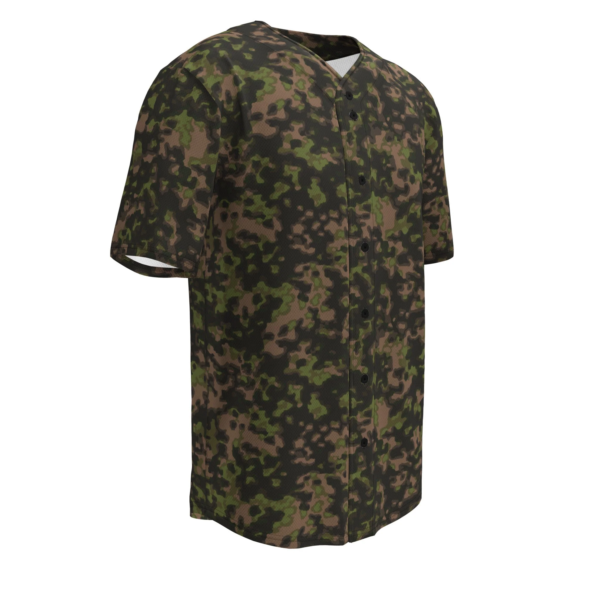 German Rauchtarnmuster Spring CAMO Unisex Baseball Jersey - Image 7