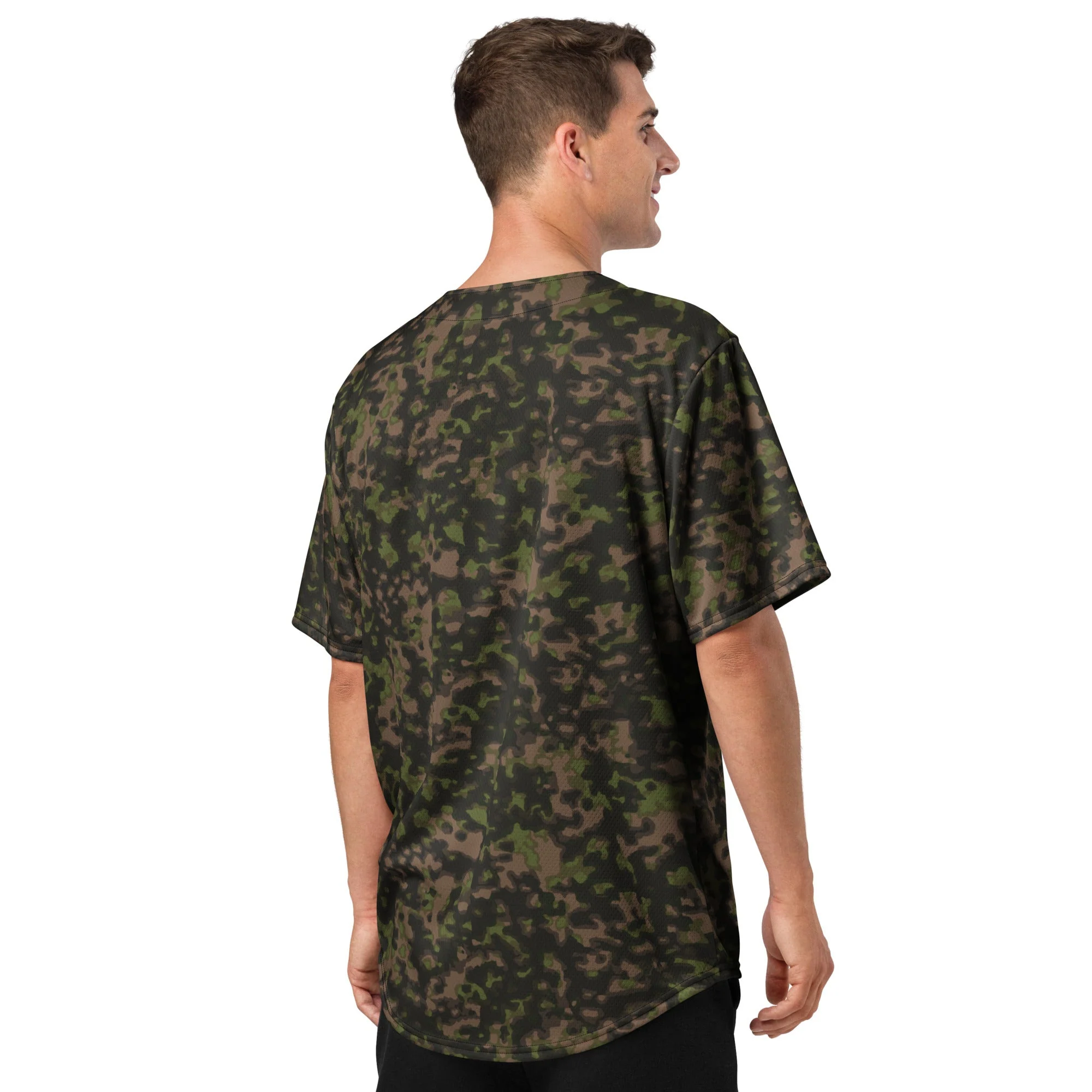 German Rauchtarnmuster Spring CAMO Unisex Baseball Jersey - Image 8