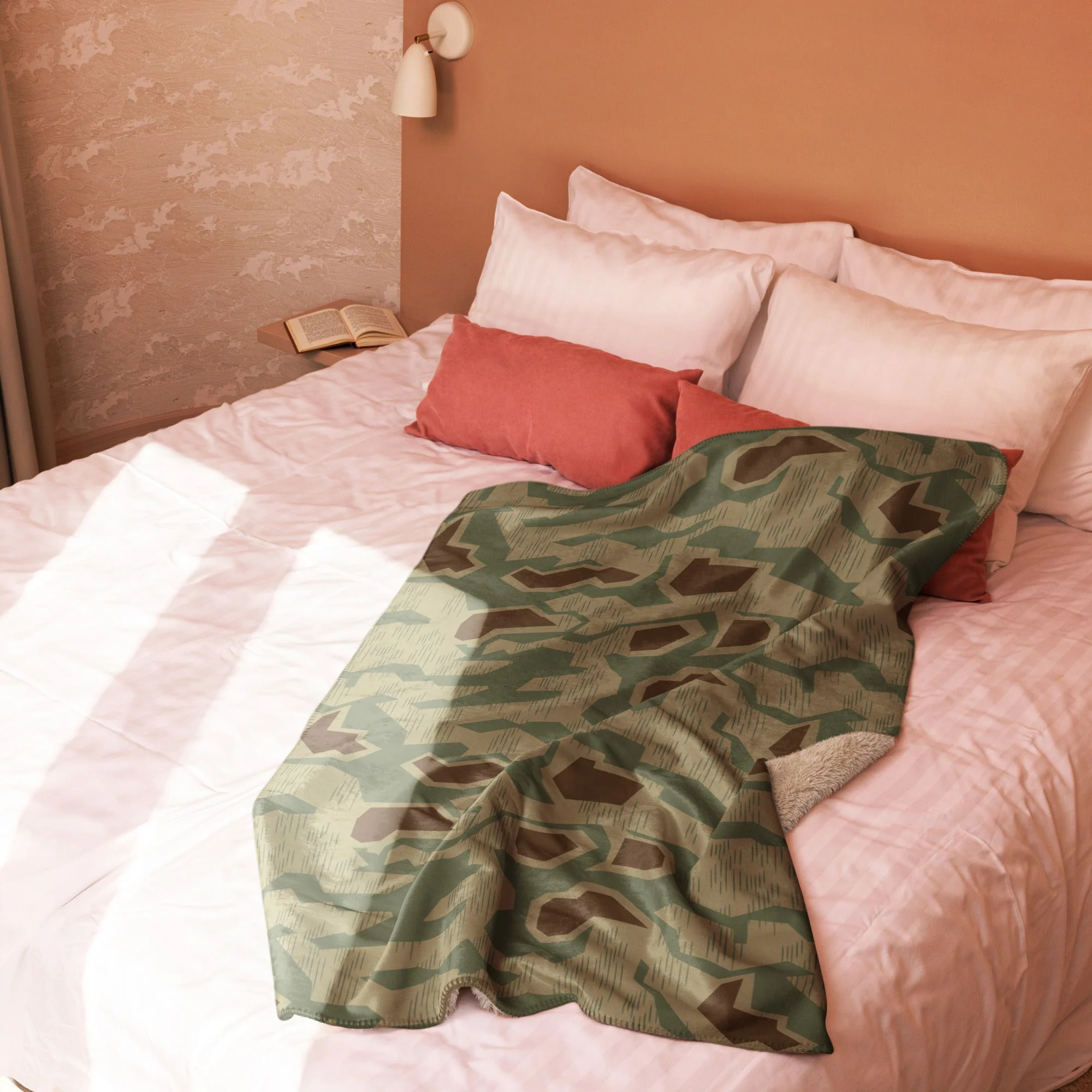 German Sumpfmuster 43 CAMO Sherpa Blanket - Image 13