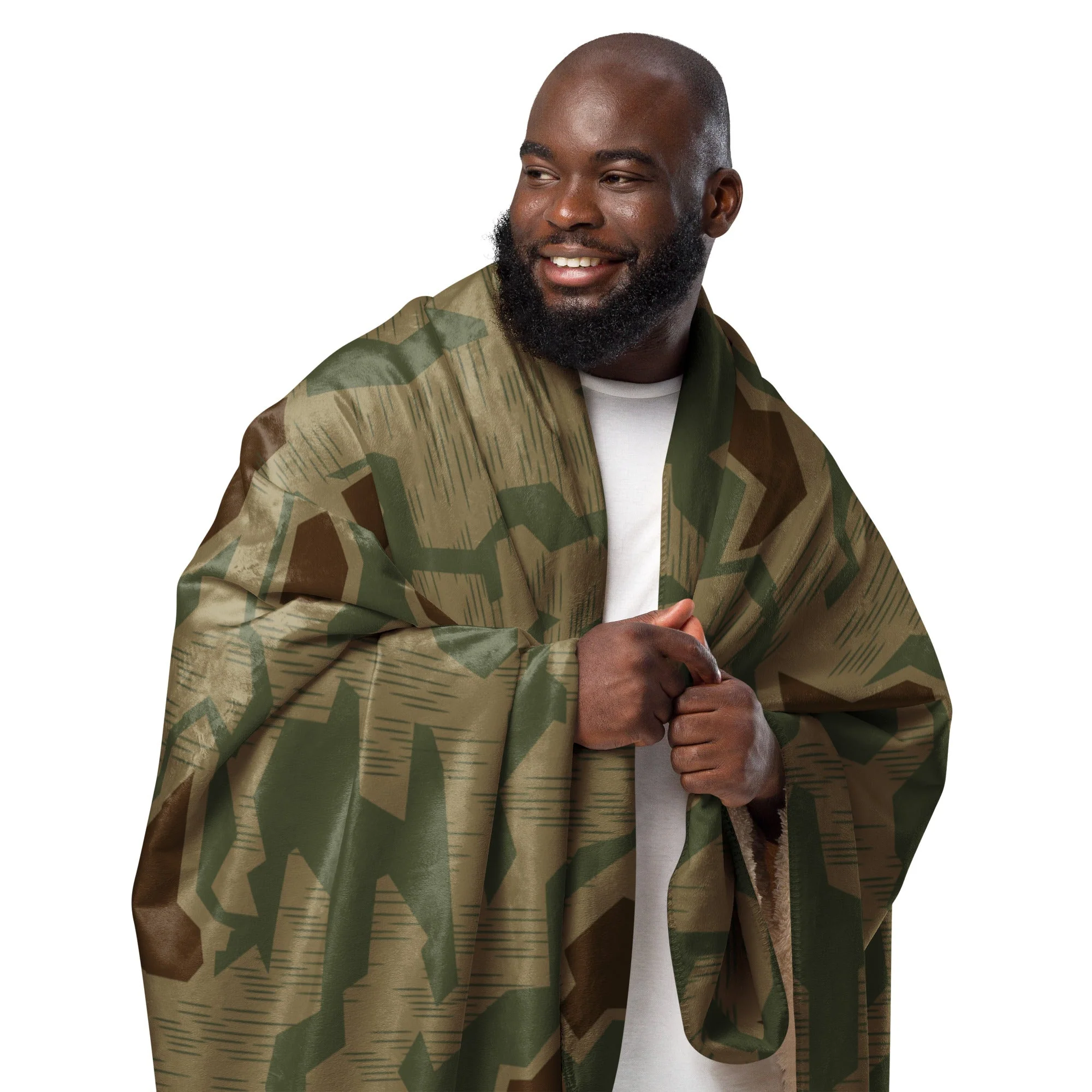 German Sumpfmuster 43 CAMO Sherpa Blanket - Image 3