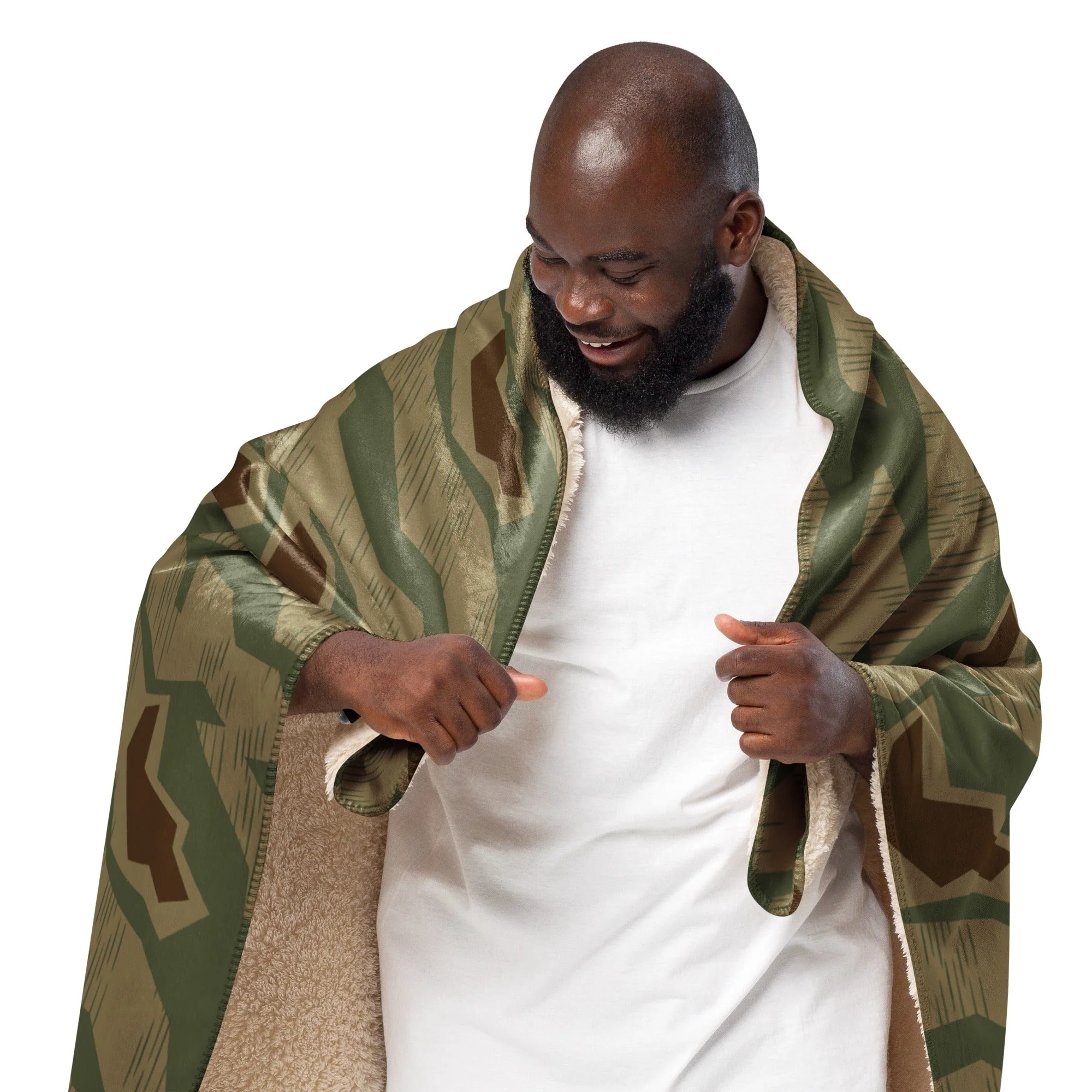 German Sumpfmuster 43 CAMO Sherpa Blanket - Image 4