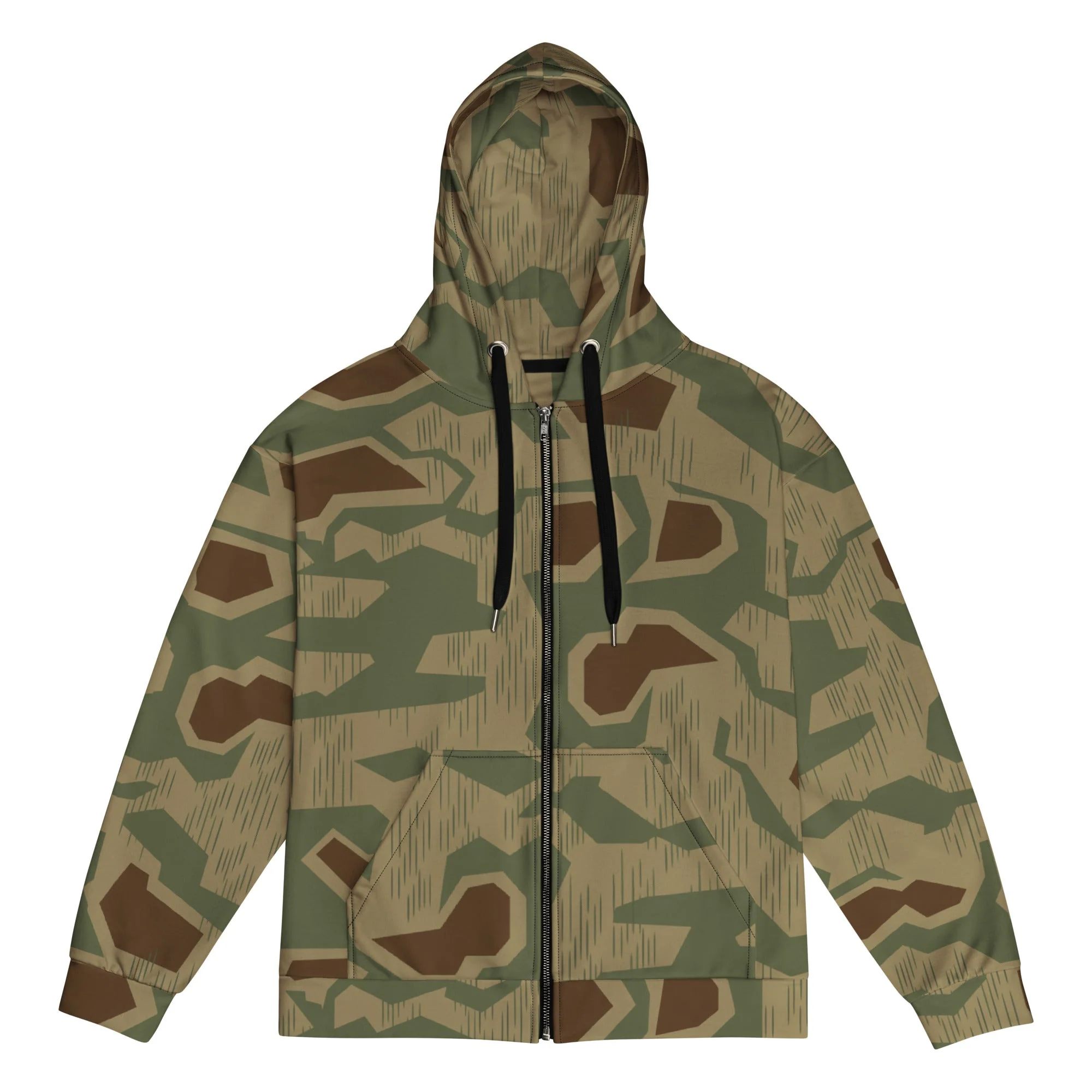 German Sumpfmuster 43 CAMO Unisex Zip Hoodie