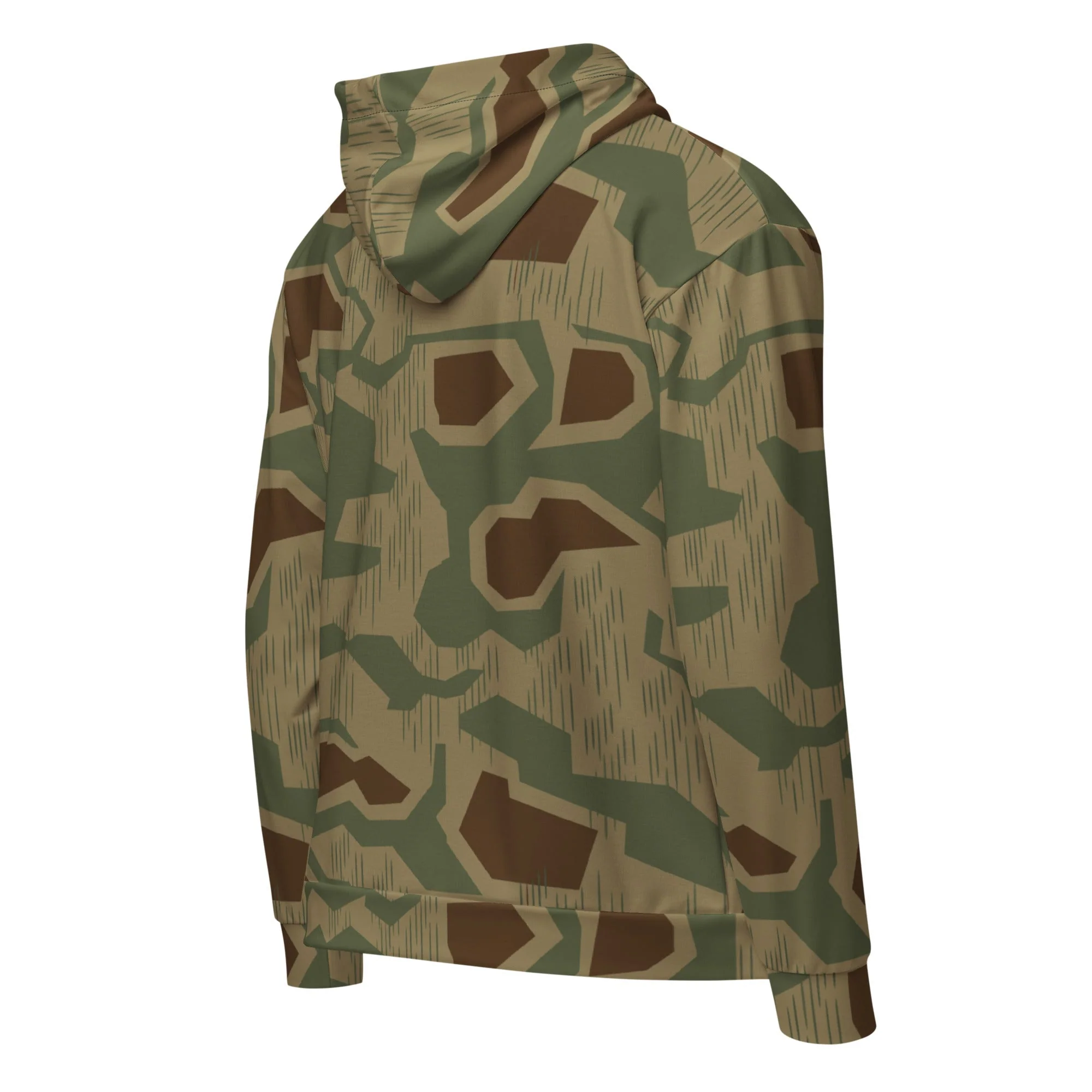 German Sumpfmuster 43 CAMO Unisex Zip Hoodie - Image 13