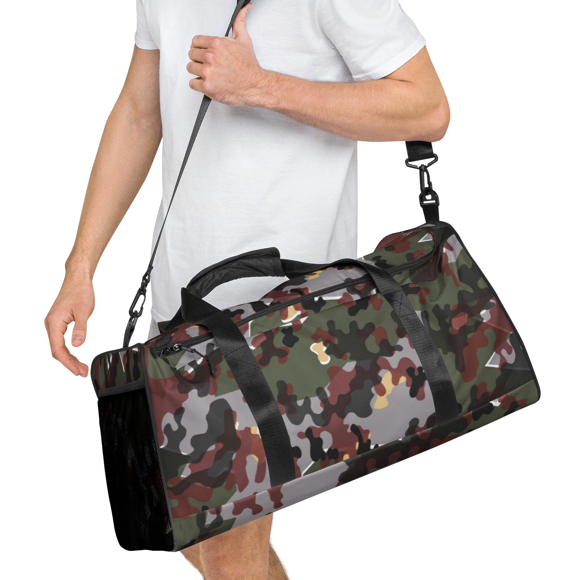 German Zelt-tarnmuster Winter CAMO Duffle Bag