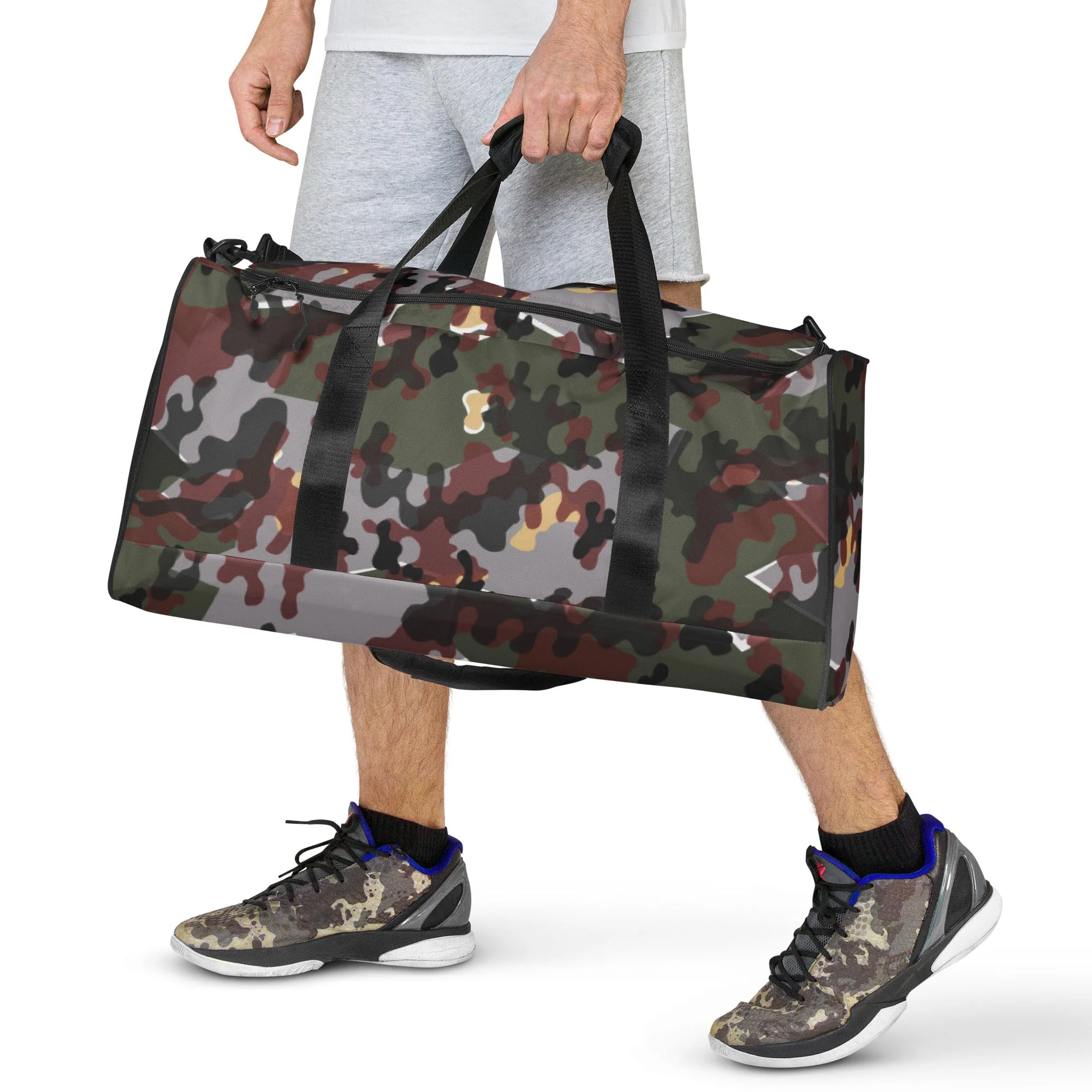 German Zelt-tarnmuster Winter CAMO Duffle Bag - Image 10