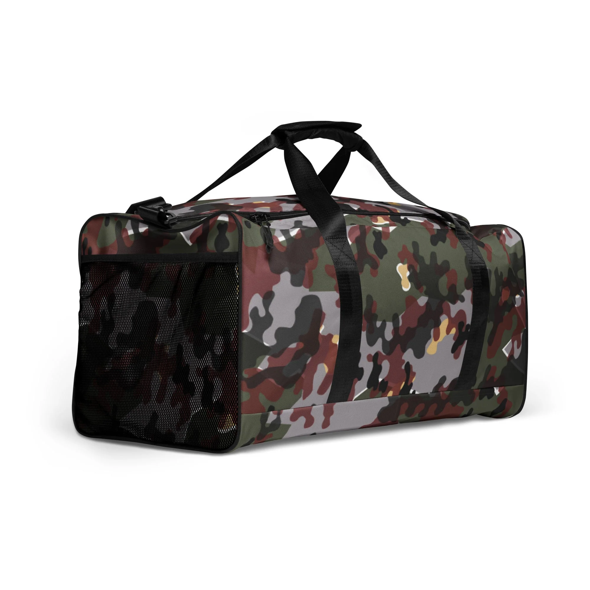 German Zelt-tarnmuster Winter CAMO Duffle Bag - Image 5