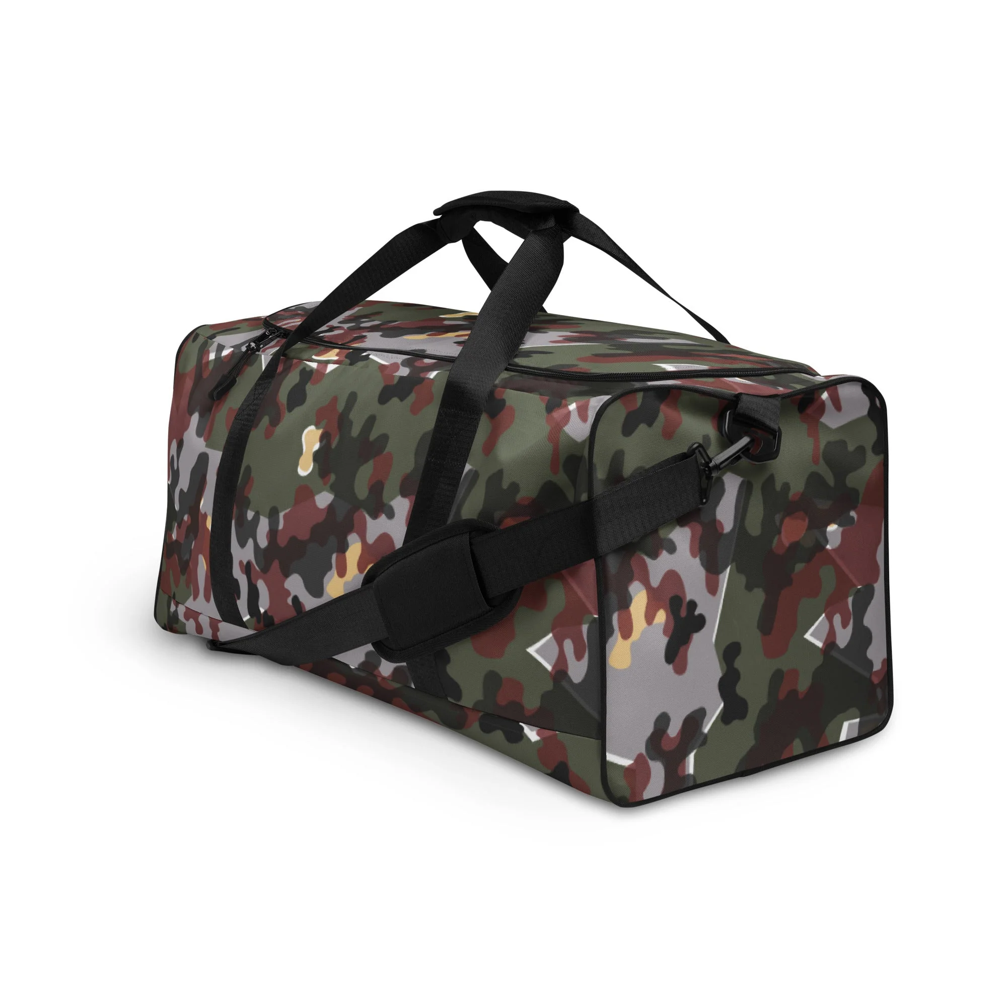 German Zelt-tarnmuster Winter CAMO Duffle Bag - Image 6
