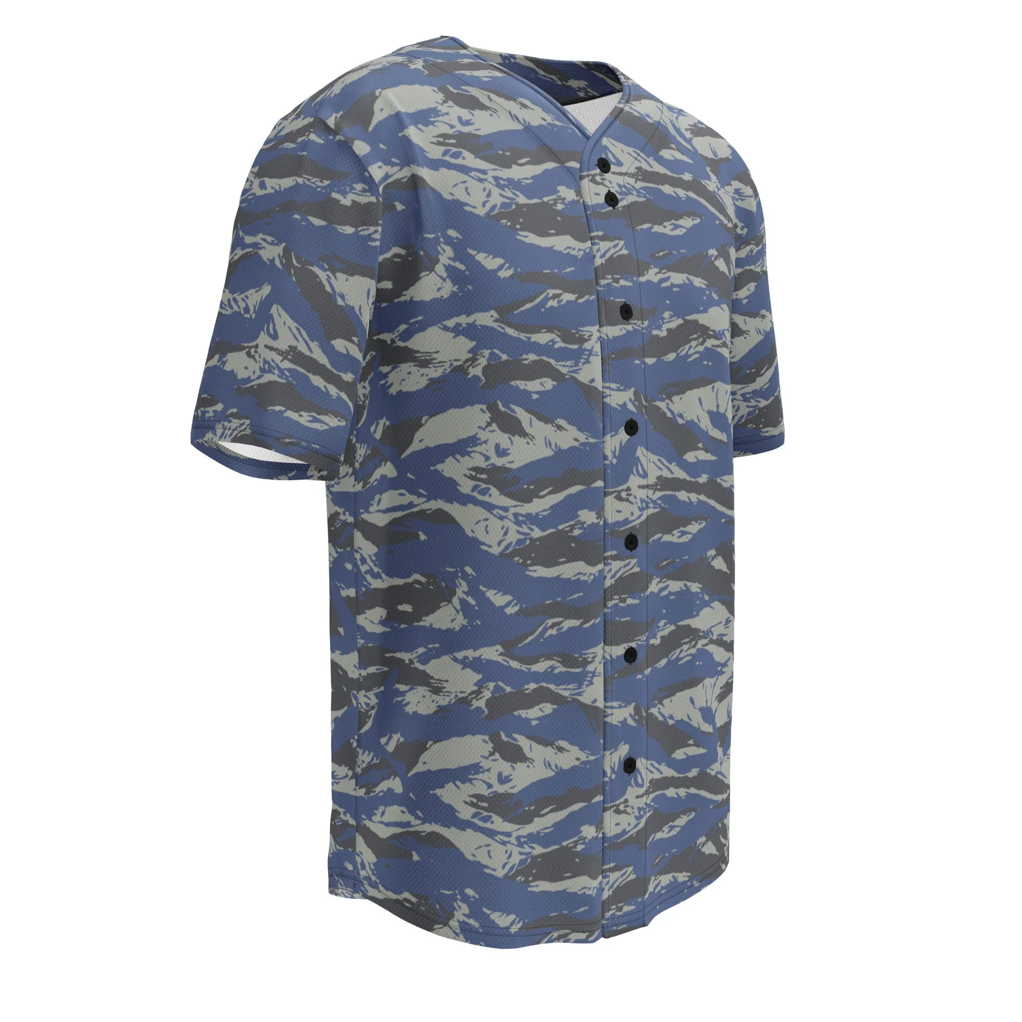 Greek Lizard Air Force CAMO Unisex Baseball Jersey - Image 7