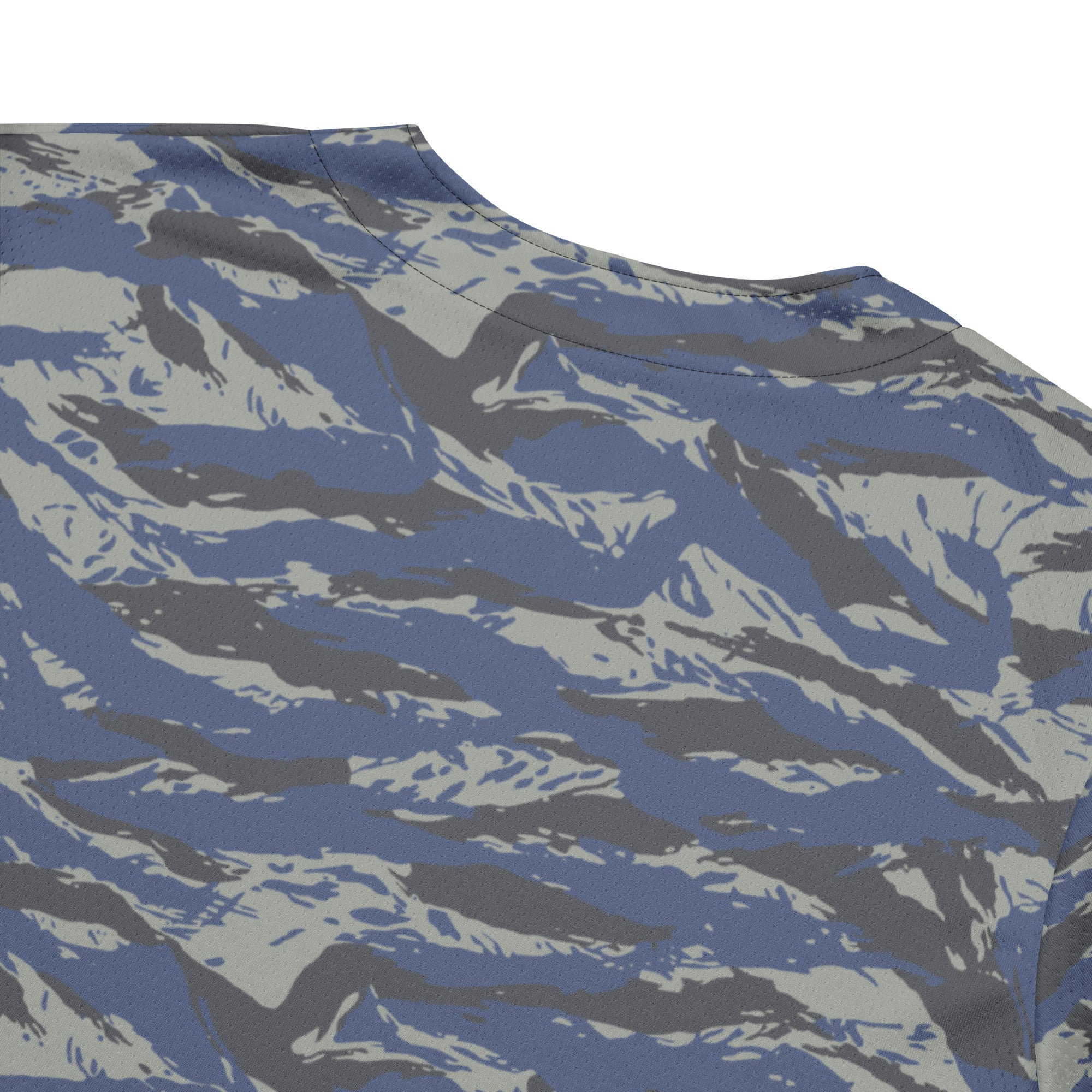 Greek Lizard Air Force CAMO Unisex Baseball Jersey - Image 9
