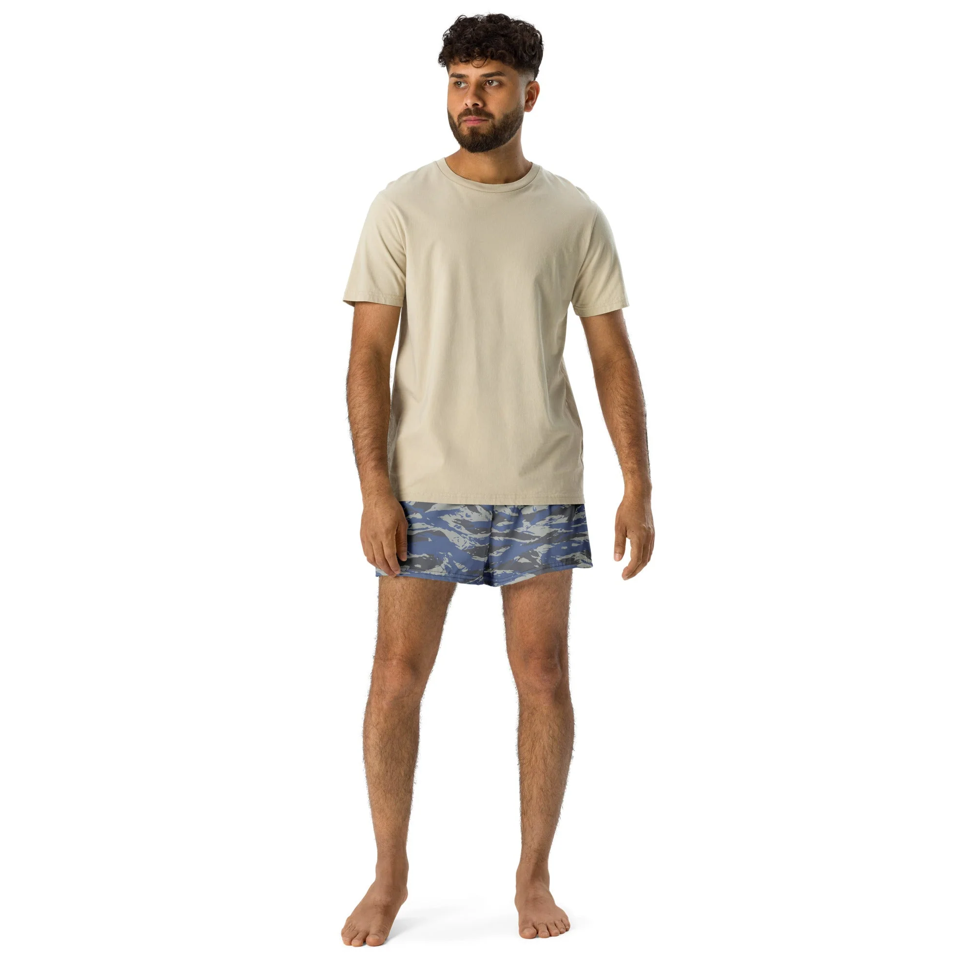 Greek Lizard Air Force CAMO Unisex Athletic Shorts - Image 6