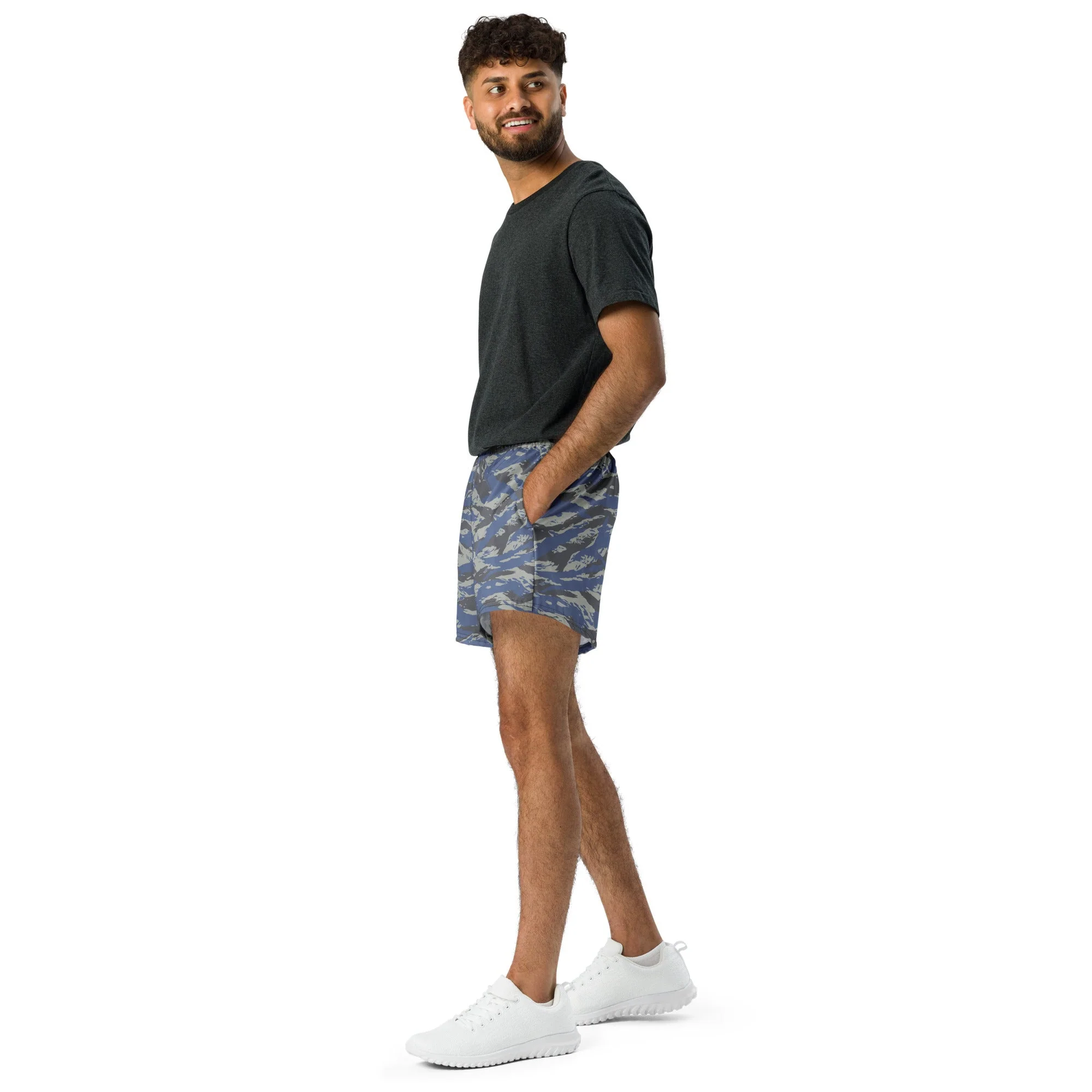 Greek Lizard Air Force CAMO Unisex Athletic Shorts - Image 7