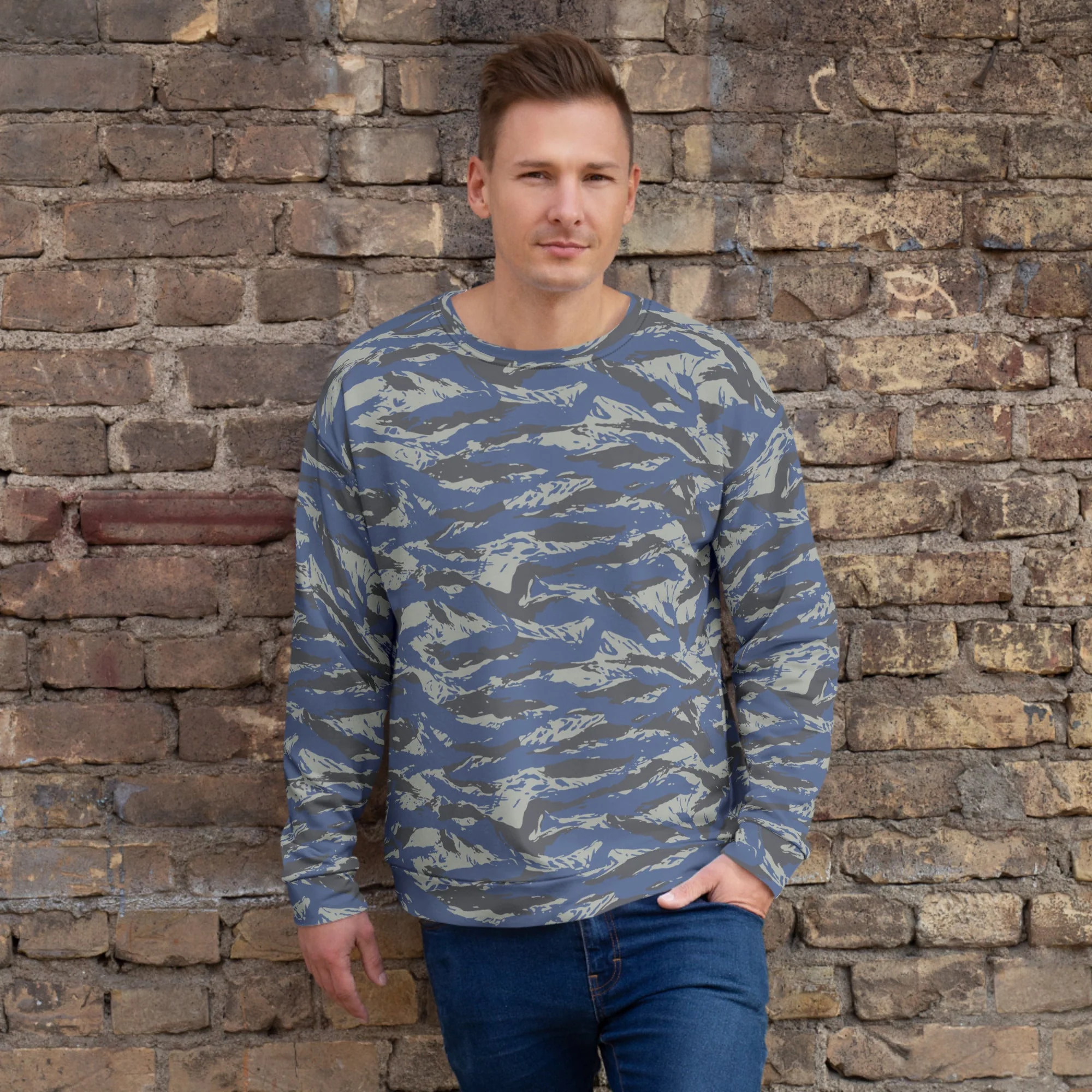 Greek Lizard Air Force CAMO Unisex Sweatshirt