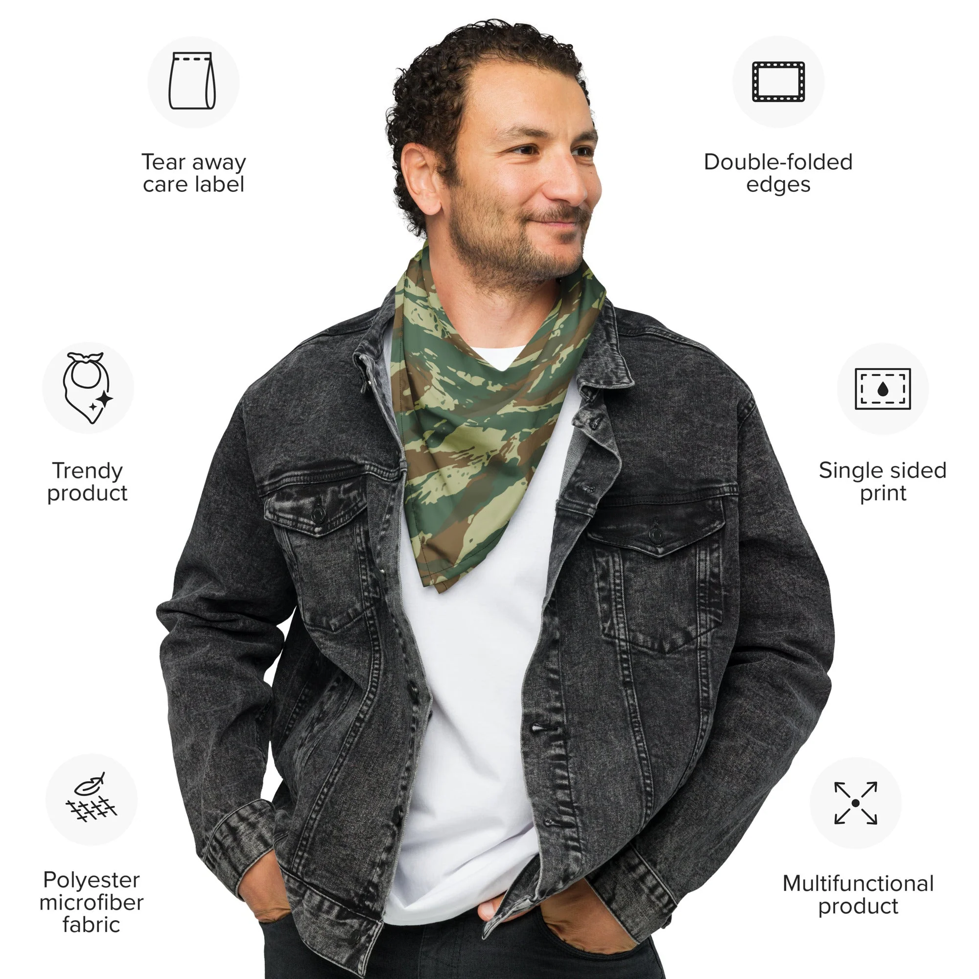 Greek Lizard CAMO Bandana - Image 4