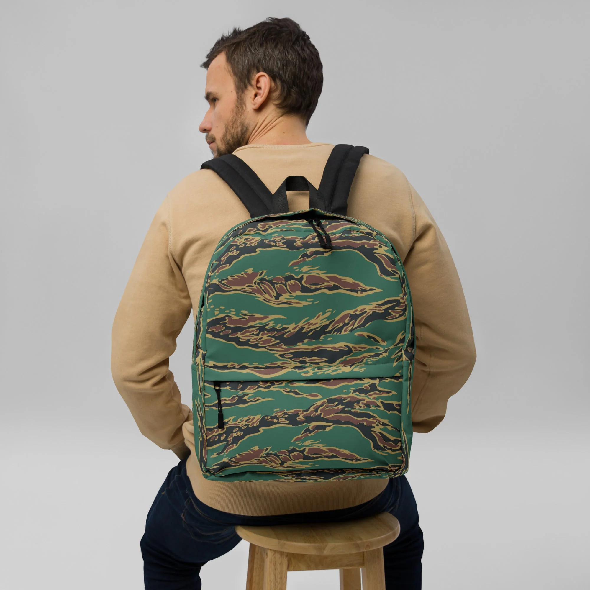 Guyanese Tiger Stripe CAMO Backpack - Image 13